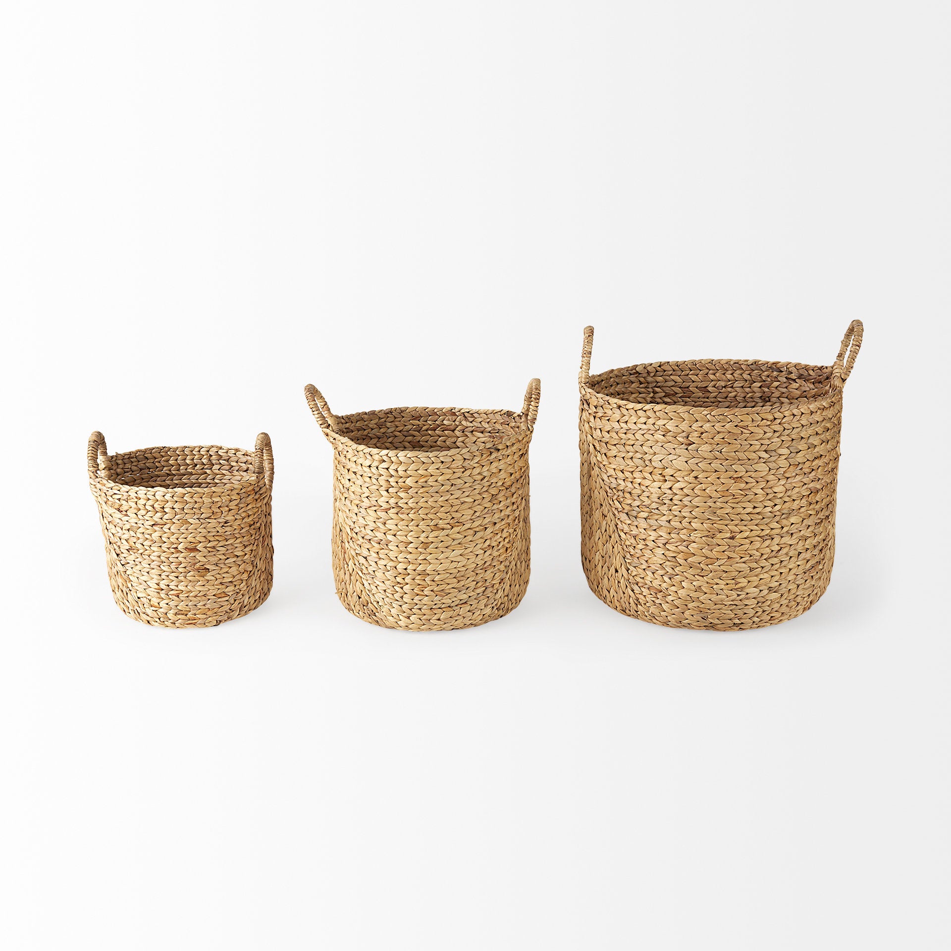 Sivan Light Brown Water Hyacinth Round Basket with Handles - Set of 3 Baskets Mercana , Black Friday Sale Mercana Furniture Sale, Old Bones Co, Mid Century Furniture Sale, Four Hands Furniture, Black Friday Sale Sivan Light Brown Water Hyacinth Round Basket with Handles - Set of 3,Gus Sale, Perigold Sivan Light Brown Water Hyacinth Round Basket with Handles - Set of 3 Baskets Black Friday Sale , Perigold Sale Sivan Light Brown Water Hyacinth Round Basket with Handles - Set of 3,Sivan Light Brown Water Hyaci