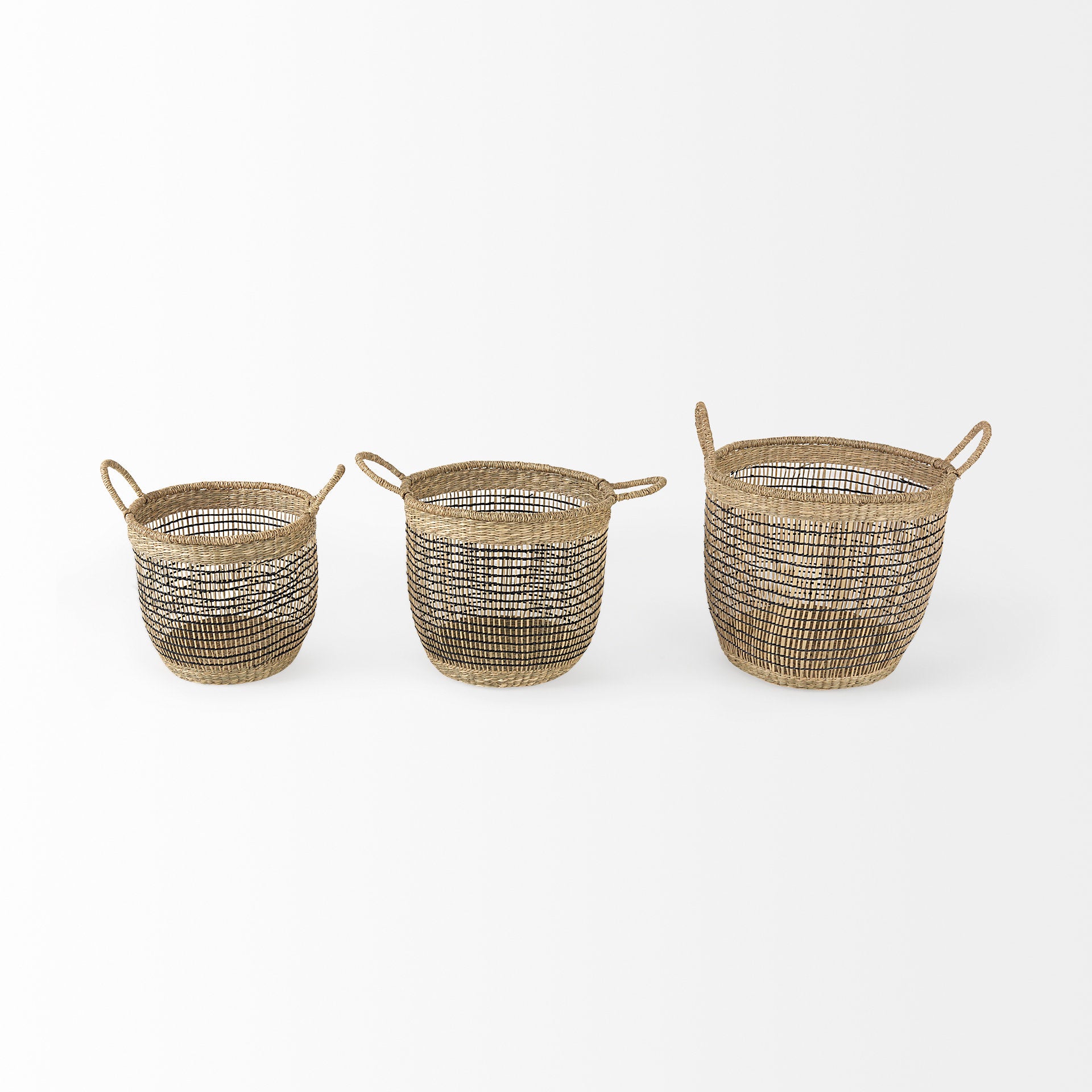Triopas Medium Brown Seagrass Round Basket with Handles - Set of 3 Baskets Mercana , Black Friday Sale Mercana Furniture Sale, Old Bones Co, Mid Century Furniture Sale, Four Hands Furniture, Black Friday Sale Triopas Medium Brown Seagrass Round Basket with Handles - Set of 3,Gus Sale, Perigold Triopas Medium Brown Seagrass Round Basket with Handles - Set of 3 Baskets Black Friday Sale , Perigold Sale Triopas Medium Brown Seagrass Round Basket with Handles - Set of 3,Triopas Medium Brown Seagrass Round Baske