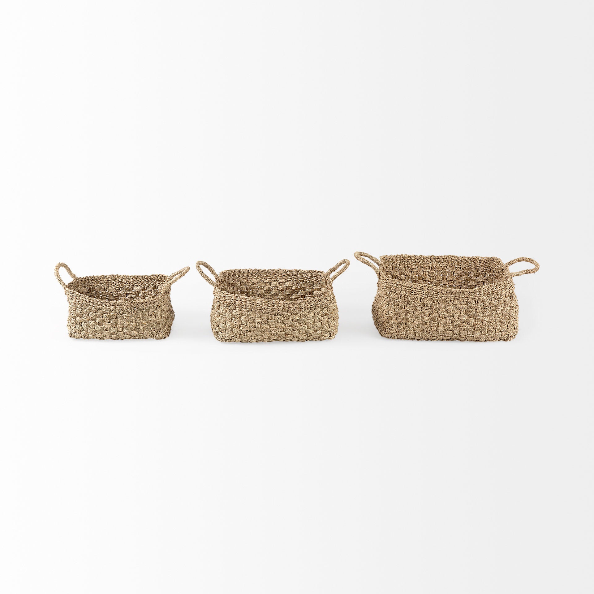 Emra Seagrass Rectangular Basket with Handles - Set of 3 Baskets Mercana , Black Friday Sale Mercana Furniture Sale, Old Bones Co, Mid Century Furniture Sale, Four Hands Furniture, Black Friday Sale Emra Seagrass Rectangular Basket with Handles - Set of 3,Gus Sale, Perigold Emra Seagrass Rectangular Basket with Handles - Set of 3 Baskets Black Friday Sale , Perigold Sale Emra Seagrass Rectangular Basket with Handles - Set of 3,Emra Seagrass Rectangular Basket with Handles - Set of 3 Lulu and Georgia, Burke