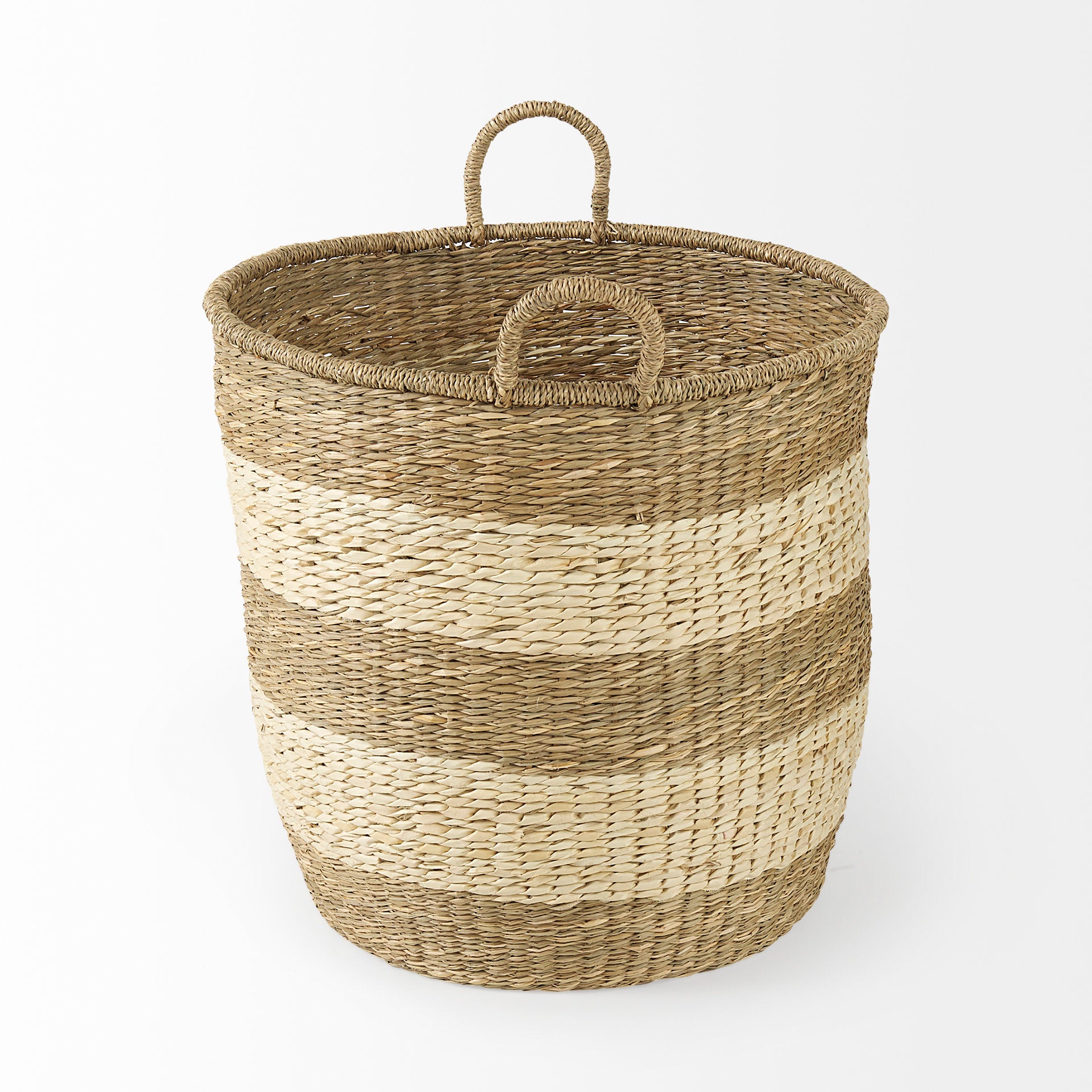 Bradley Striped Seagrass Basket with Handles - Set of 2 Baskets Mercana , Black Friday Sale Mercana Furniture Sale, Old Bones Co, Mid Century Furniture Sale, Four Hands Furniture, Black Friday Sale Bradley Striped Seagrass Basket with Handles - Set of 2,Gus Sale, Perigold Bradley Striped Seagrass Basket with Handles - Set of 2 Baskets Black Friday Sale , Perigold Sale Bradley Striped Seagrass Basket with Handles - Set of 2,Bradley Striped Seagrass Basket with Handles - Set of 2 Lulu and Georgia, Burke Decor