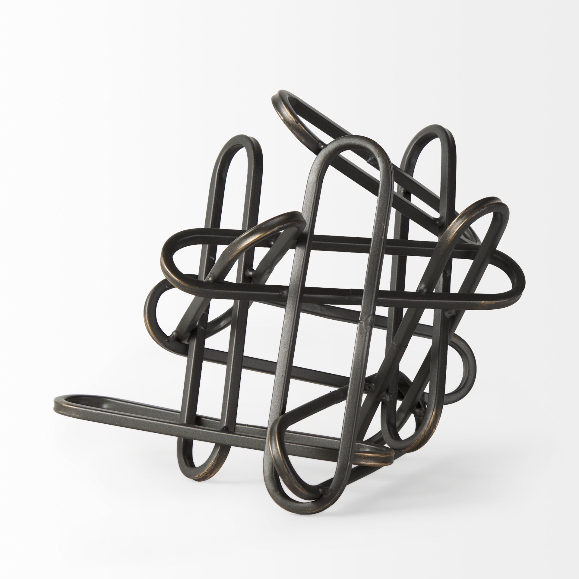 Henderson Black Metal Paperclip Decorative Object