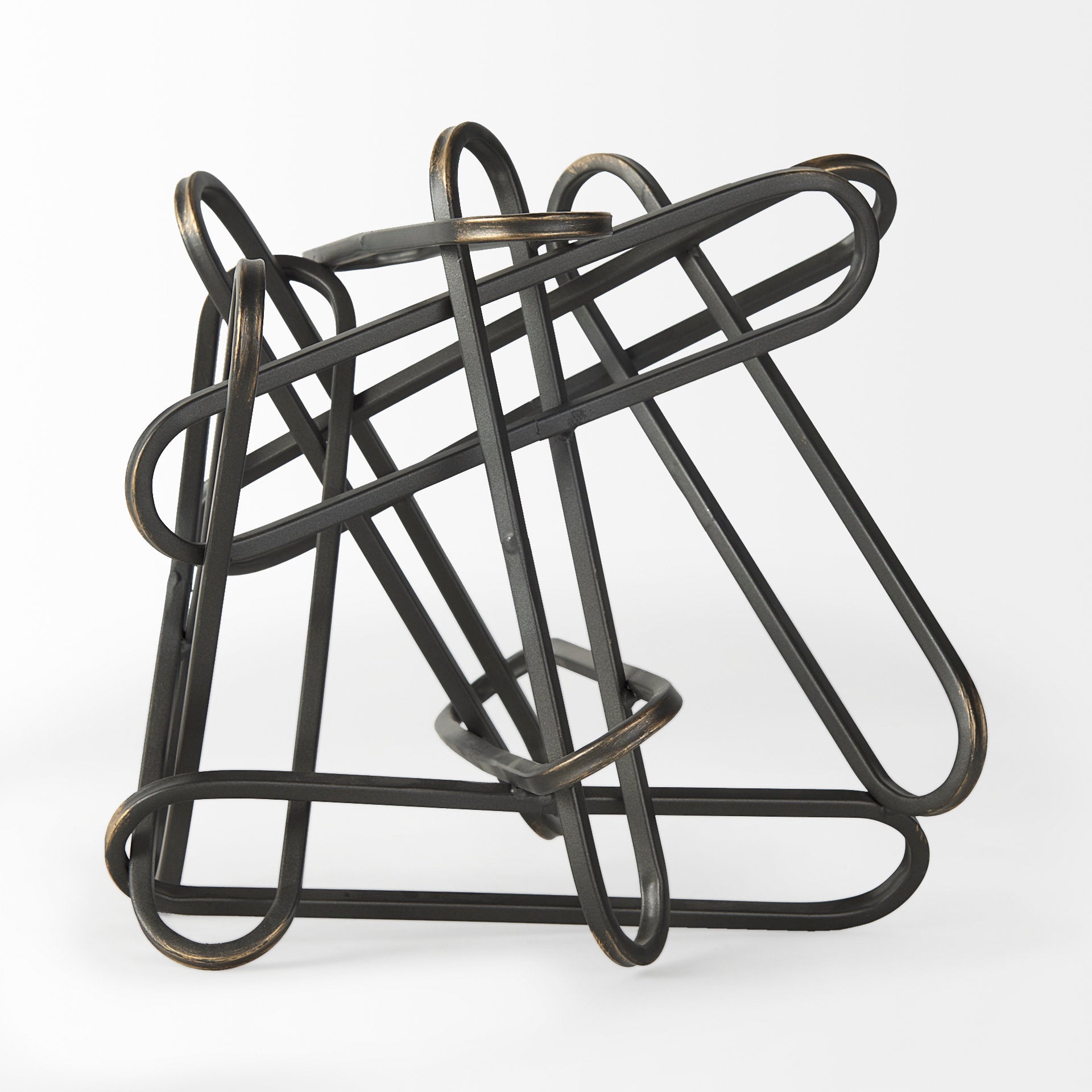 Henderson Black Metal Paperclip Decorative Object