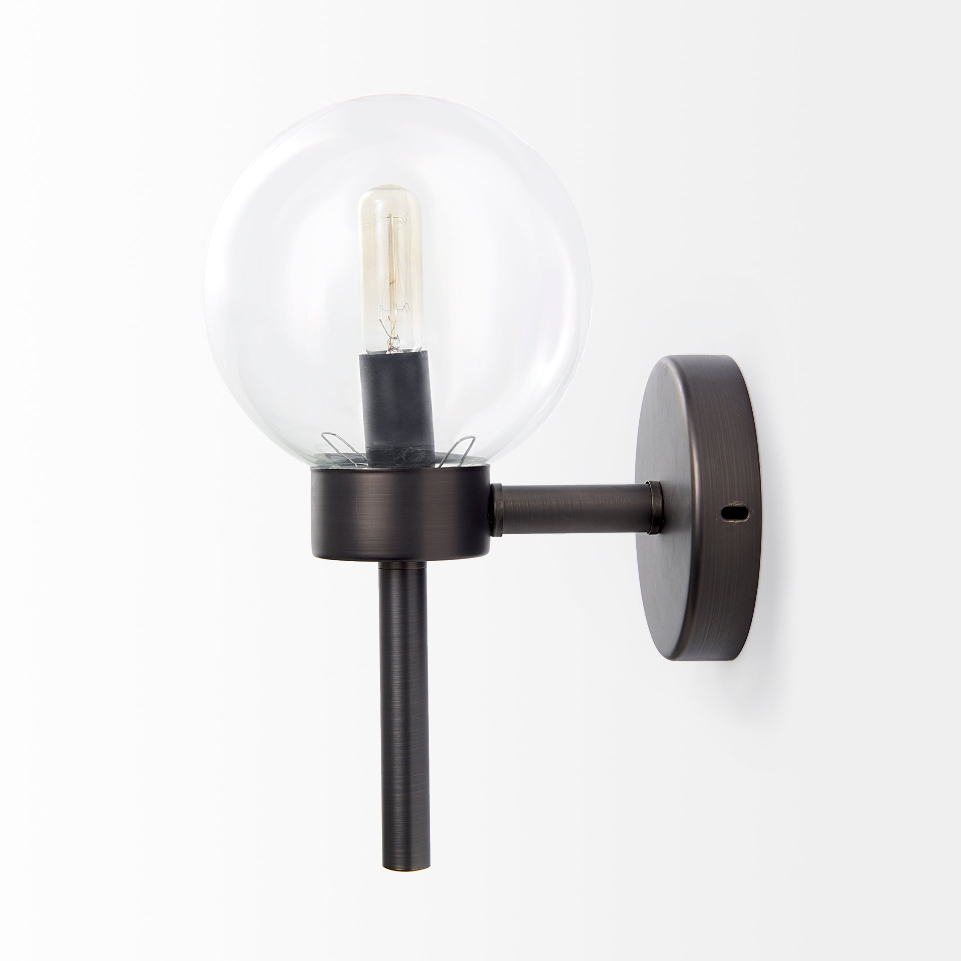 Boltern Glass Globe Wall Sconce