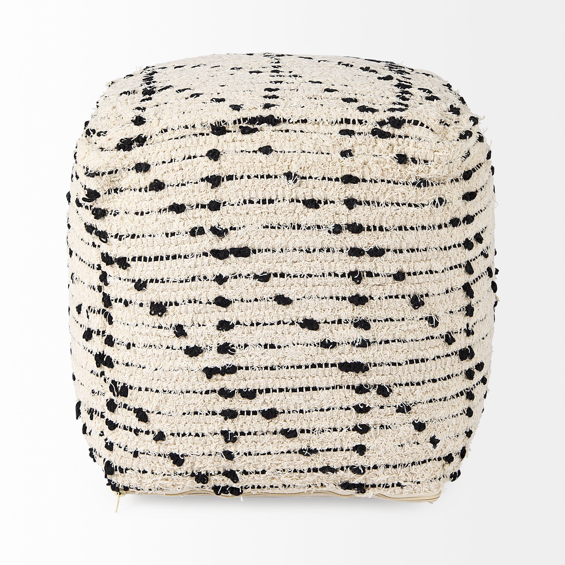 Aarohi Cream with Black Cotton Patterned Pouf Poufs Mercana , Black Friday Sale Mercana Furniture Sale, Old Bones Co, Mid Century Furniture Sale, Four Hands Furniture, Black Friday Sale Aarohi Cream with Black Cotton Patterned Pouf,Gus Sale, Perigold Aarohi Cream with Black Cotton Patterned Pouf Poufs Black Friday Sale , Perigold Sale Aarohi Cream with Black Cotton Patterned Pouf,Aarohi Cream with Black Cotton Patterned Pouf Lulu and Georgia, Burke Decor Sale Aarohi Cream with Black Cotton Patterned Pouf, w