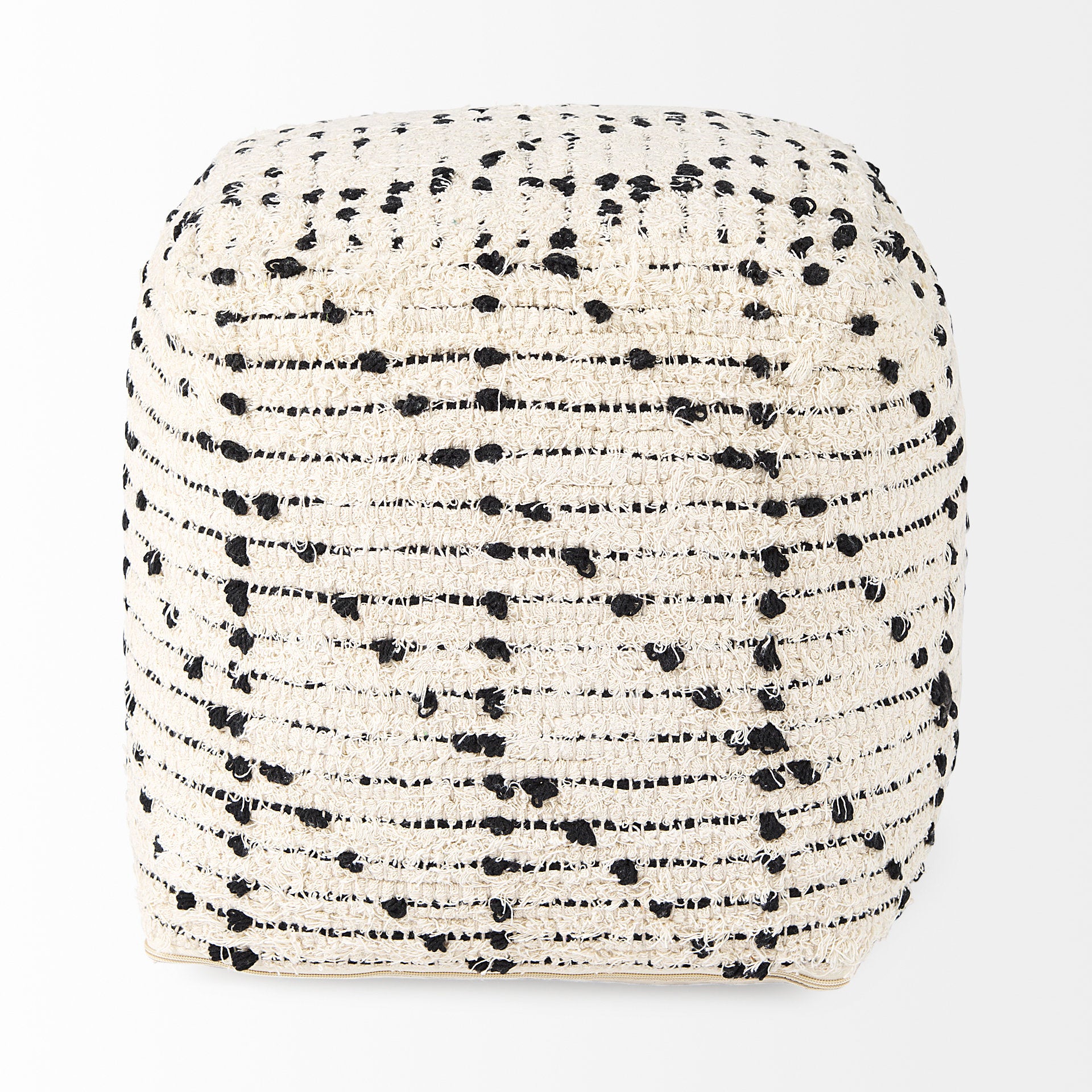 Aarohi Cream with Black Cotton Patterned Pouf Poufs Mercana , Black Friday Sale Mercana Furniture Sale, Old Bones Co, Mid Century Furniture Sale, Four Hands Furniture, Black Friday Sale Aarohi Cream with Black Cotton Patterned Pouf,Gus Sale, Perigold Aarohi Cream with Black Cotton Patterned Pouf Poufs Black Friday Sale , Perigold Sale Aarohi Cream with Black Cotton Patterned Pouf,Aarohi Cream with Black Cotton Patterned Pouf Lulu and Georgia, Burke Decor Sale Aarohi Cream with Black Cotton Patterned Pouf, w