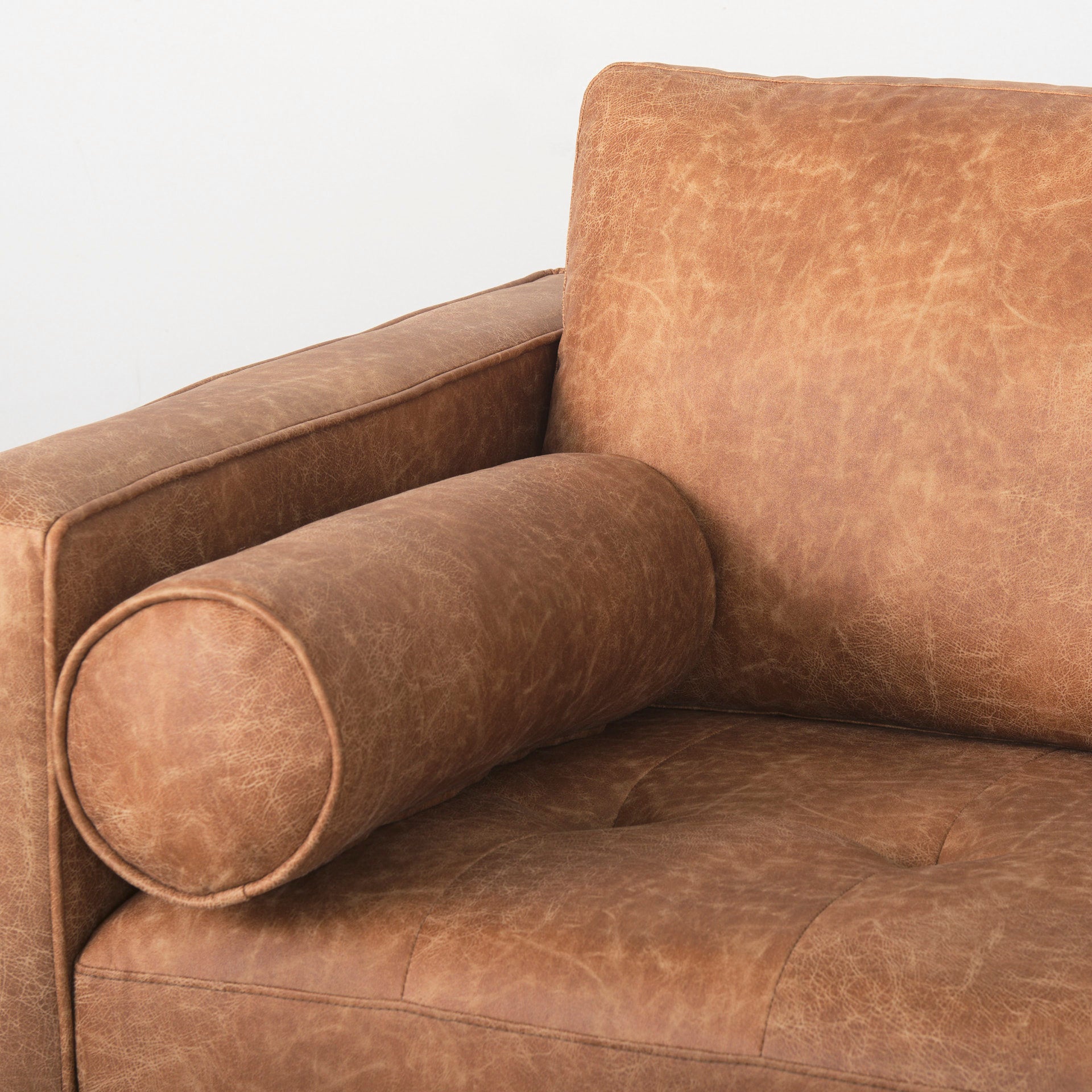 Loretta Cognac Brown Faux Leather with 2-Bolster Cushions 3-Seater Sofa Sofas Mercana , Black Friday Sale Mercana Furniture Sale, Old Bones Co, Mid Century Furniture Sale, Four Hands Furniture, Black Friday Sale Loretta Cognac Brown Faux Leather with 2-Bolster Cushions 3-Seater Sofa,Gus Sale, Perigold Loretta Cognac Brown Faux Leather with 2-Bolster Cushions 3-Seater Sofa Sofas Black Friday Sale , Perigold Sale Loretta Cognac Brown Faux Leather with 2-Bolster Cushions 3-Seater Sofa,Loretta Cognac Brown Faux
