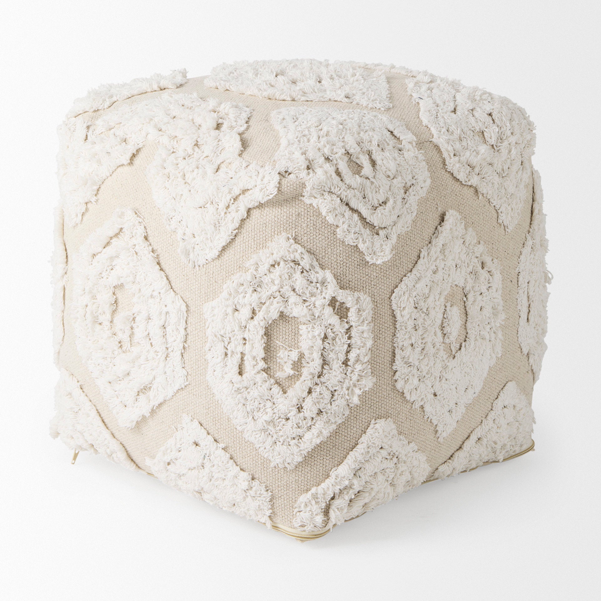 Ekanta Cream with Beige Patterned Cotton Pouf Poufs Mercana , Black Friday Sale Mercana Furniture Sale, Old Bones Co, Mid Century Furniture Sale, Four Hands Furniture, Black Friday Sale Ekanta Cream with Beige Patterned Cotton Pouf,Gus Sale, Perigold Ekanta Cream with Beige Patterned Cotton Pouf Poufs Black Friday Sale , Perigold Sale Ekanta Cream with Beige Patterned Cotton Pouf,Ekanta Cream with Beige Patterned Cotton Pouf Lulu and Georgia, Burke Decor Sale Ekanta Cream with Beige Patterned Cotton Pouf, w