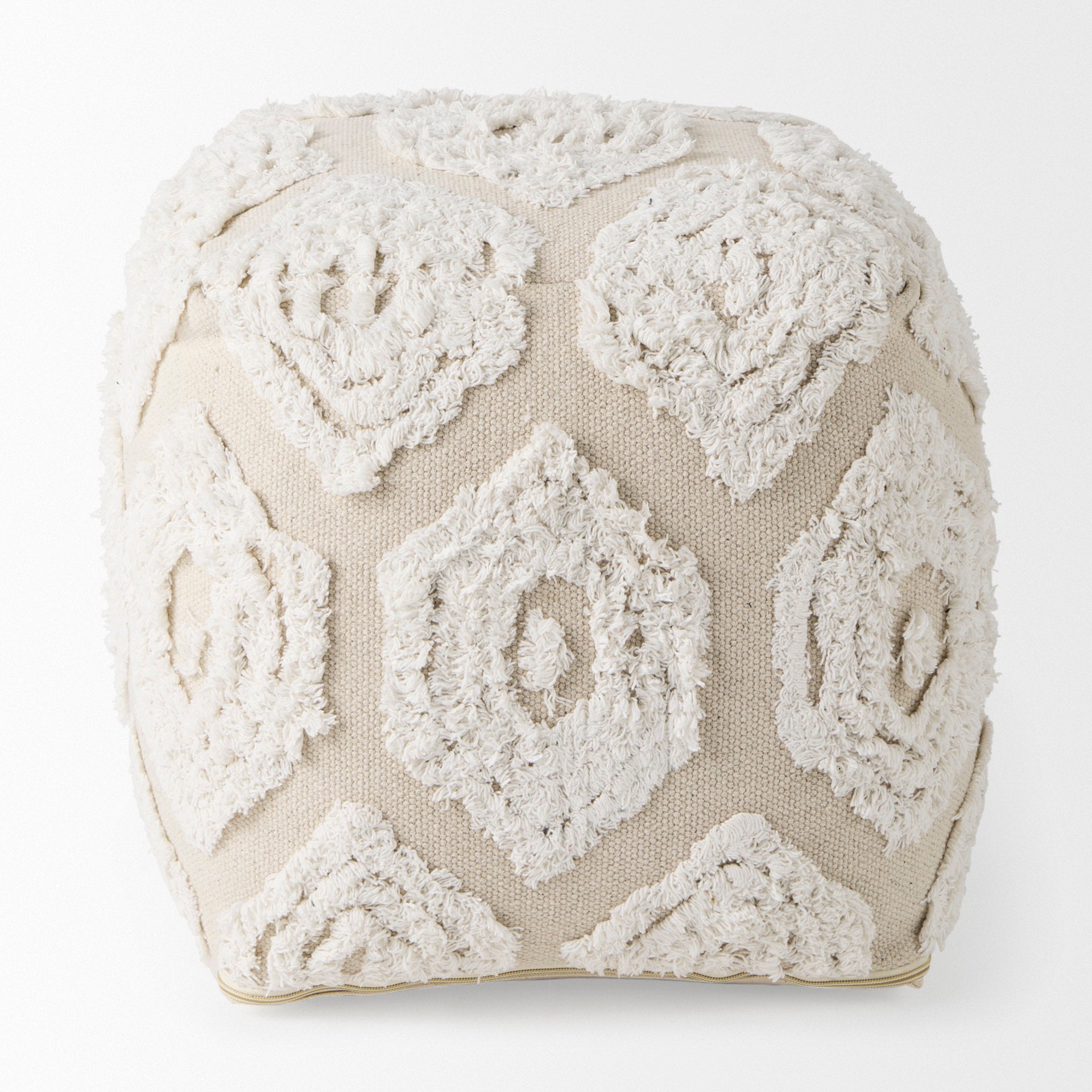 Ekanta Cream with Beige Patterned Cotton Pouf Poufs Mercana , Black Friday Sale Mercana Furniture Sale, Old Bones Co, Mid Century Furniture Sale, Four Hands Furniture, Black Friday Sale Ekanta Cream with Beige Patterned Cotton Pouf,Gus Sale, Perigold Ekanta Cream with Beige Patterned Cotton Pouf Poufs Black Friday Sale , Perigold Sale Ekanta Cream with Beige Patterned Cotton Pouf,Ekanta Cream with Beige Patterned Cotton Pouf Lulu and Georgia, Burke Decor Sale Ekanta Cream with Beige Patterned Cotton Pouf, w