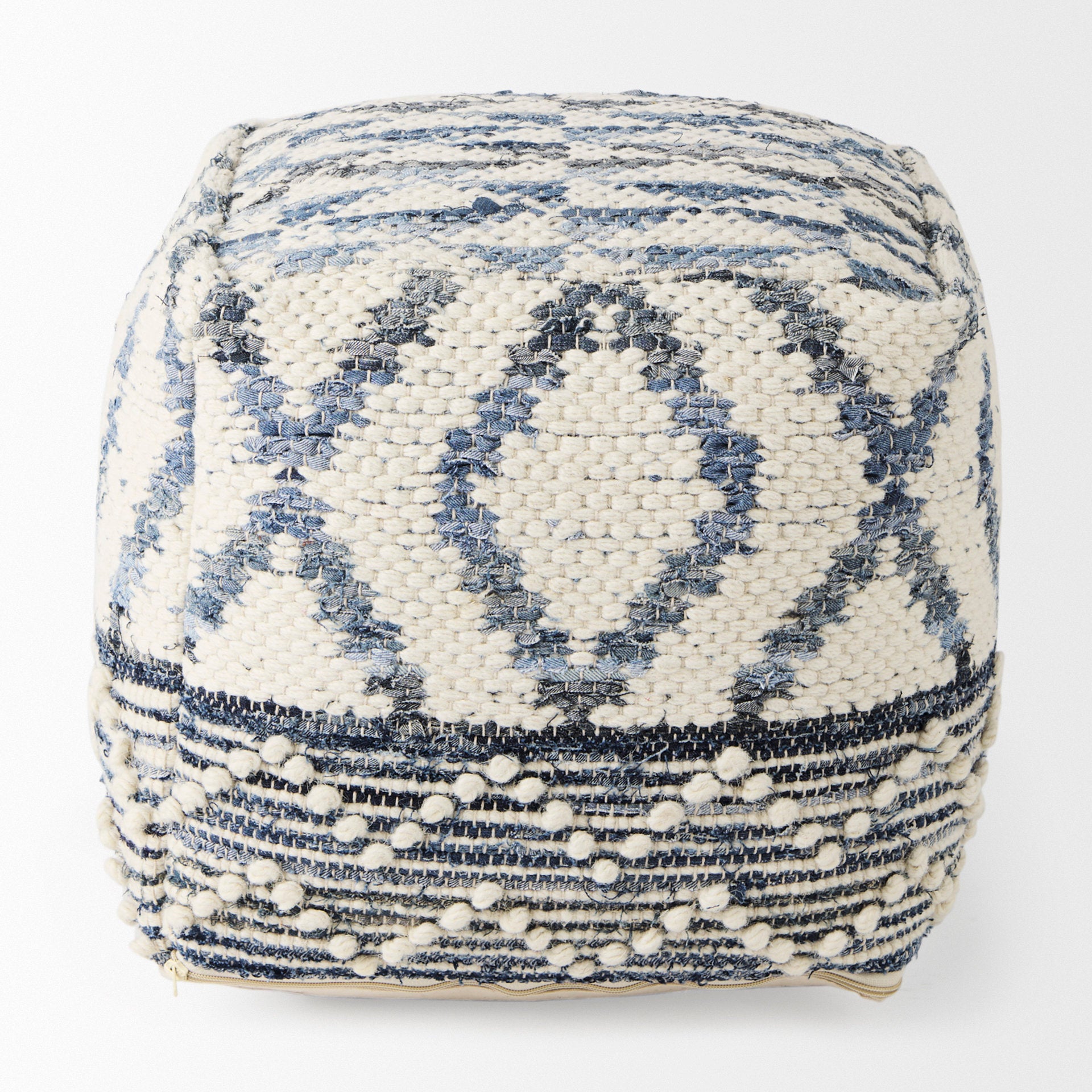 Eshana Cream Wool and Denim Patterned Pouf Poufs Mercana , Black Friday Sale Mercana Furniture Sale, Old Bones Co, Mid Century Furniture Sale, Four Hands Furniture, Black Friday Sale Eshana Cream Wool and Denim Patterned Pouf,Gus Sale, Perigold Eshana Cream Wool and Denim Patterned Pouf Poufs Black Friday Sale , Perigold Sale Eshana Cream Wool and Denim Patterned Pouf,Eshana Cream Wool and Denim Patterned Pouf Lulu and Georgia, Burke Decor Sale Eshana Cream Wool and Denim Patterned Pouf, www.oldbonesco.com