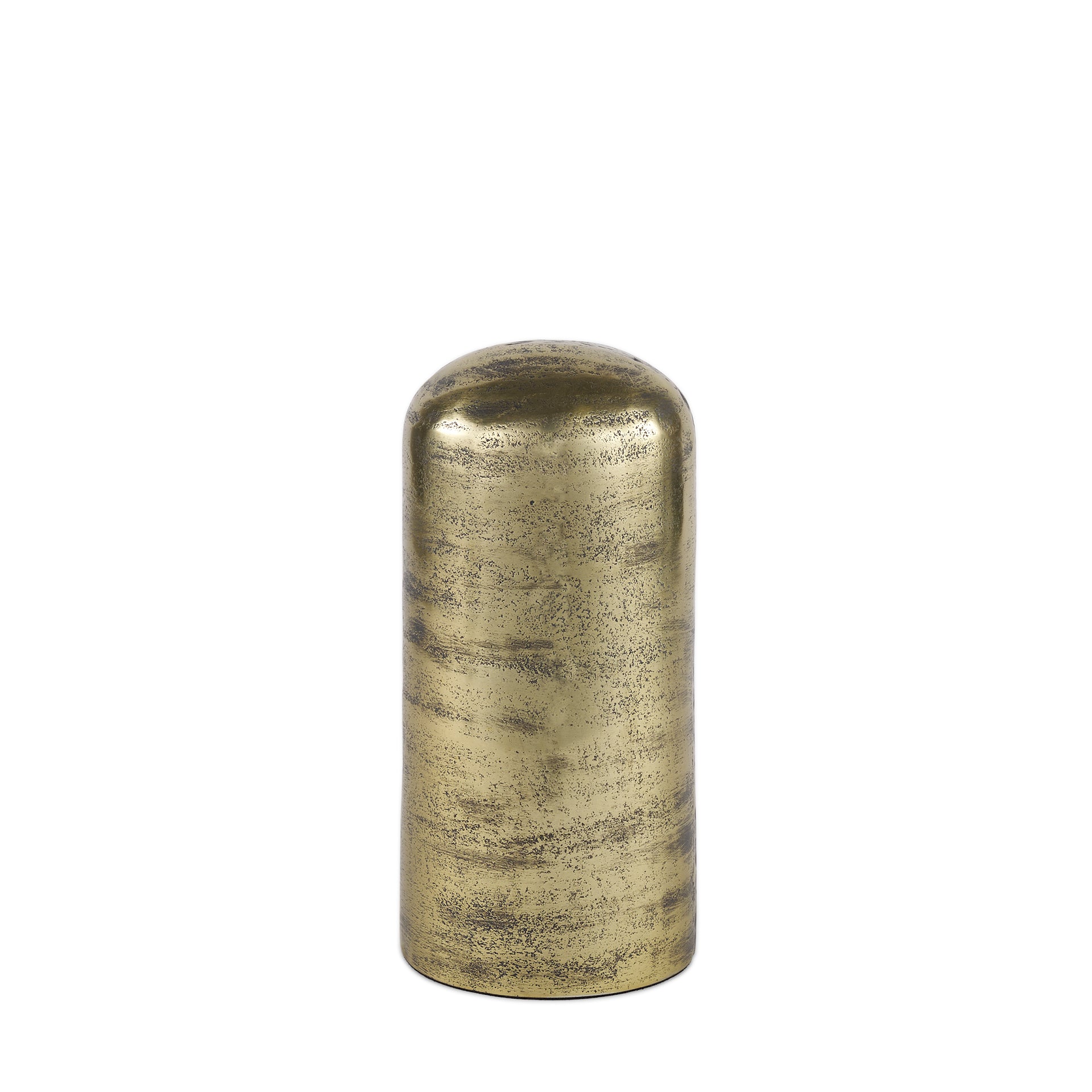 Quonset Brass Finished Aluminum Metal Ornament