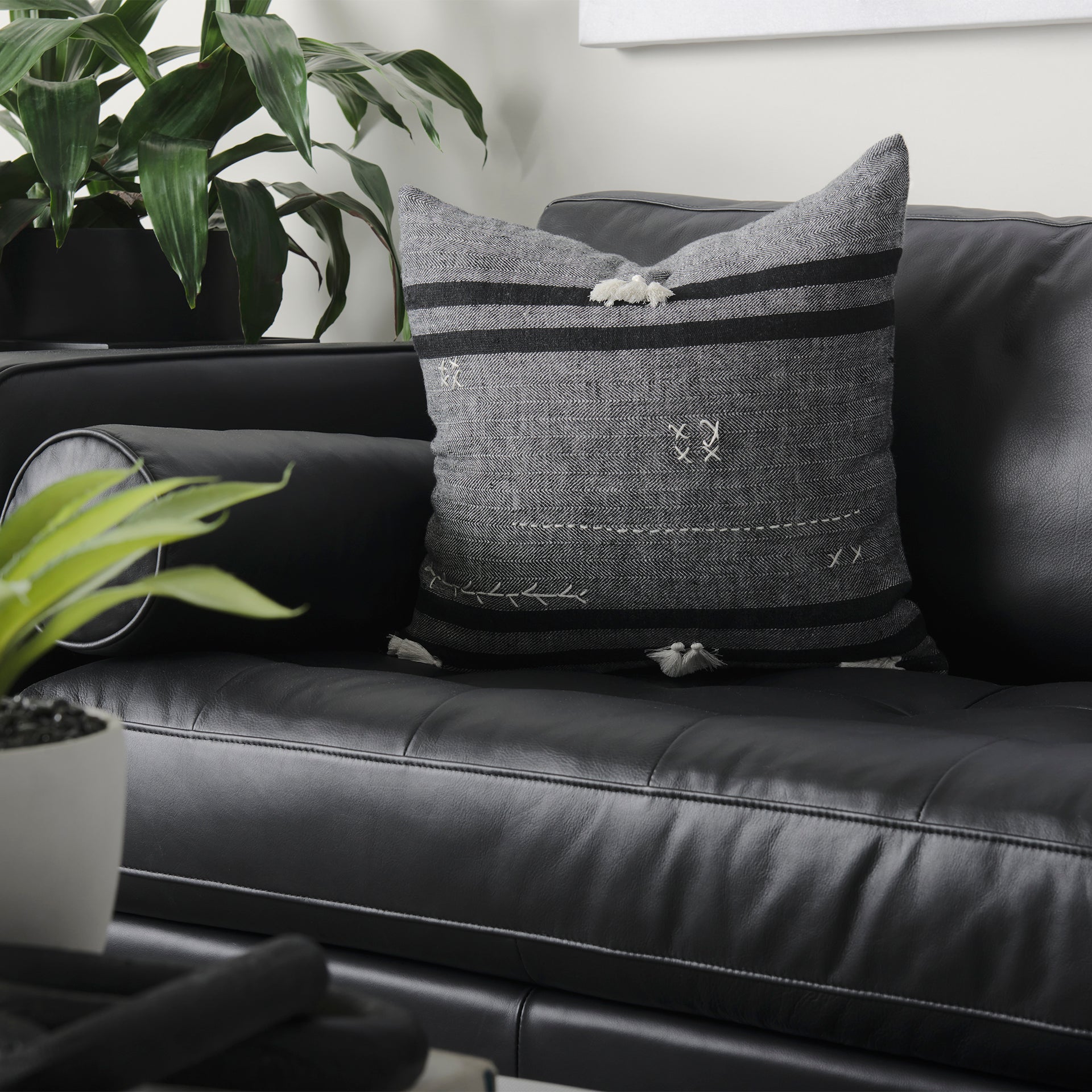 Sibyl Black Fabric Striped and White Fringed Decorative Pillow Cover Accent Pillow Covers Mercana , Black Friday Sale Mercana Furniture Sale, Old Bones Co, Mid Century Furniture Sale, Four Hands Furniture, Black Friday Sale Sibyl Black Fabric Striped and White Fringed Decorative Pillow Cover,Gus Sale, Perigold Sibyl Black Fabric Striped and White Fringed Decorative Pillow Cover Accent Pillow Covers Black Friday Sale , Perigold Sale Sibyl Black Fabric Striped and White Fringed Decorative Pillow Cover,Sibyl B