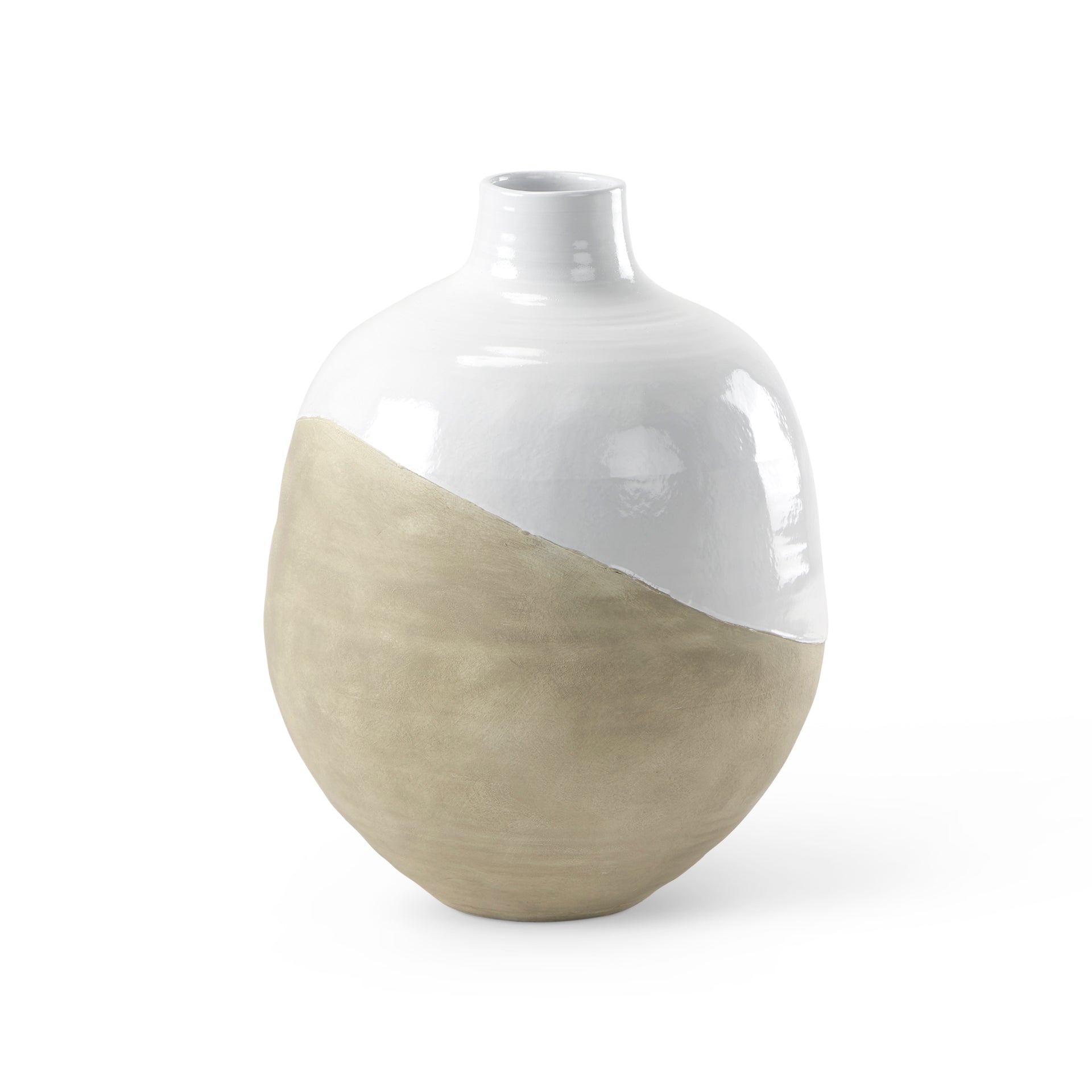 Amos White and Dark Beige Color Blocked Ceramic Floor Vase Vases Mercana , Black Friday Sale Mercana Furniture Sale, Old Bones Co, Mid Century Furniture Sale, Four Hands Furniture, Black Friday Sale Amos White and Dark Beige Color Blocked Ceramic Floor Vase,Gus Sale, Perigold Amos White and Dark Beige Color Blocked Ceramic Floor Vase Vases Black Friday Sale , Perigold Sale Amos White and Dark Beige Color Blocked Ceramic Floor Vase,Amos White and Dark Beige Color Blocked Ceramic Floor Vase Lulu and Georgia,