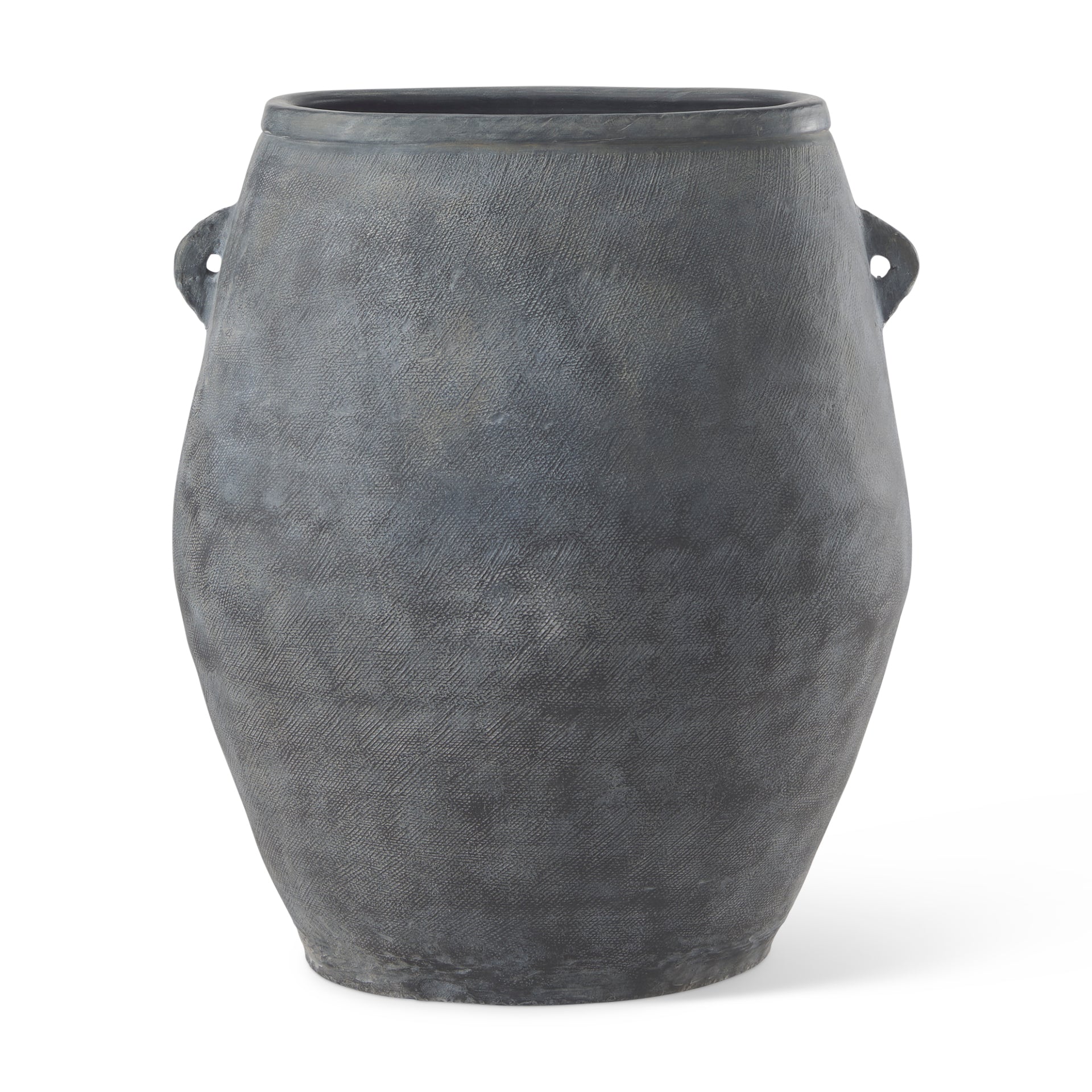 Zuma Dark Gray Ceramic Floor Vase