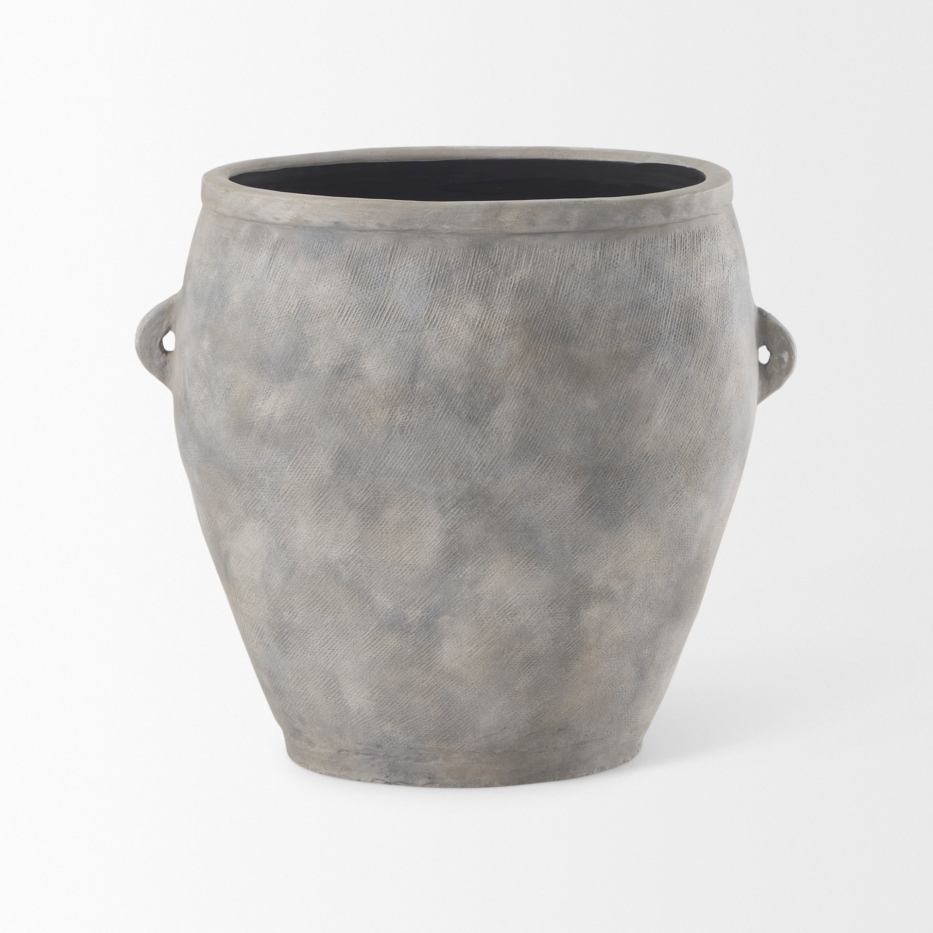 Zuma Light Gray Ceramic Floor Vase
