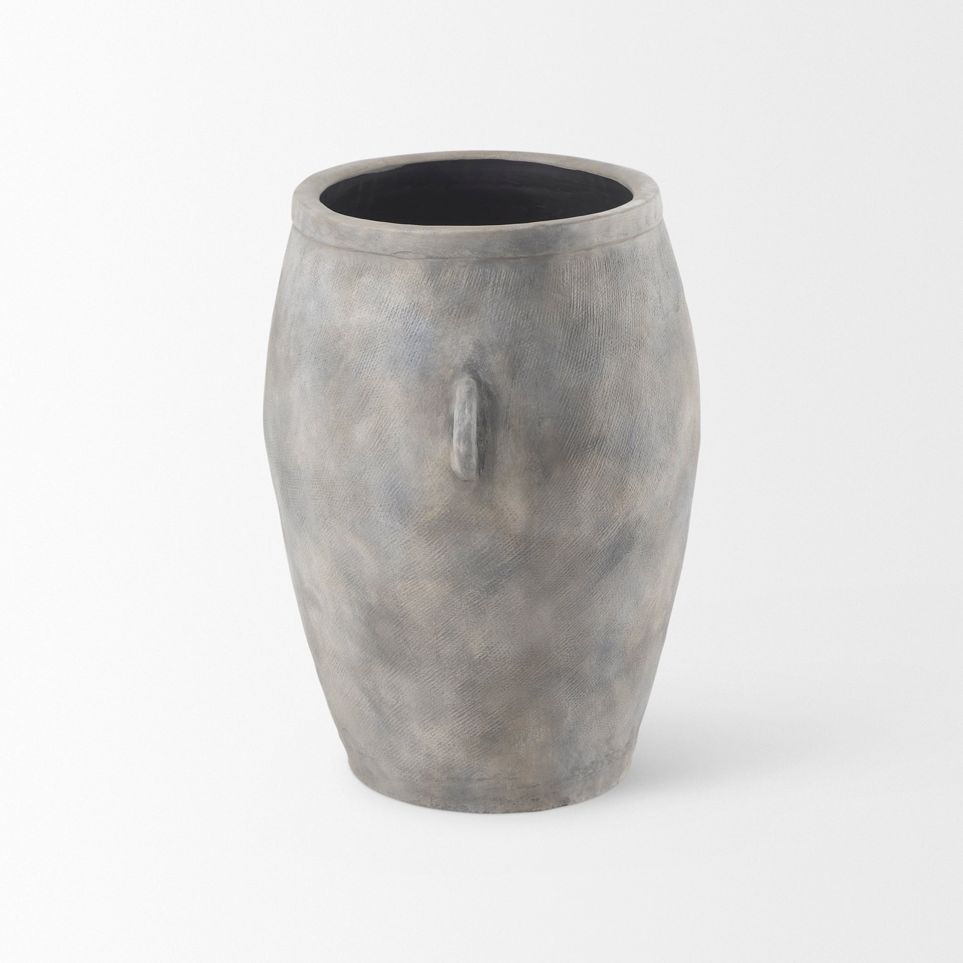 Zuma Light Gray Ceramic Floor Vase