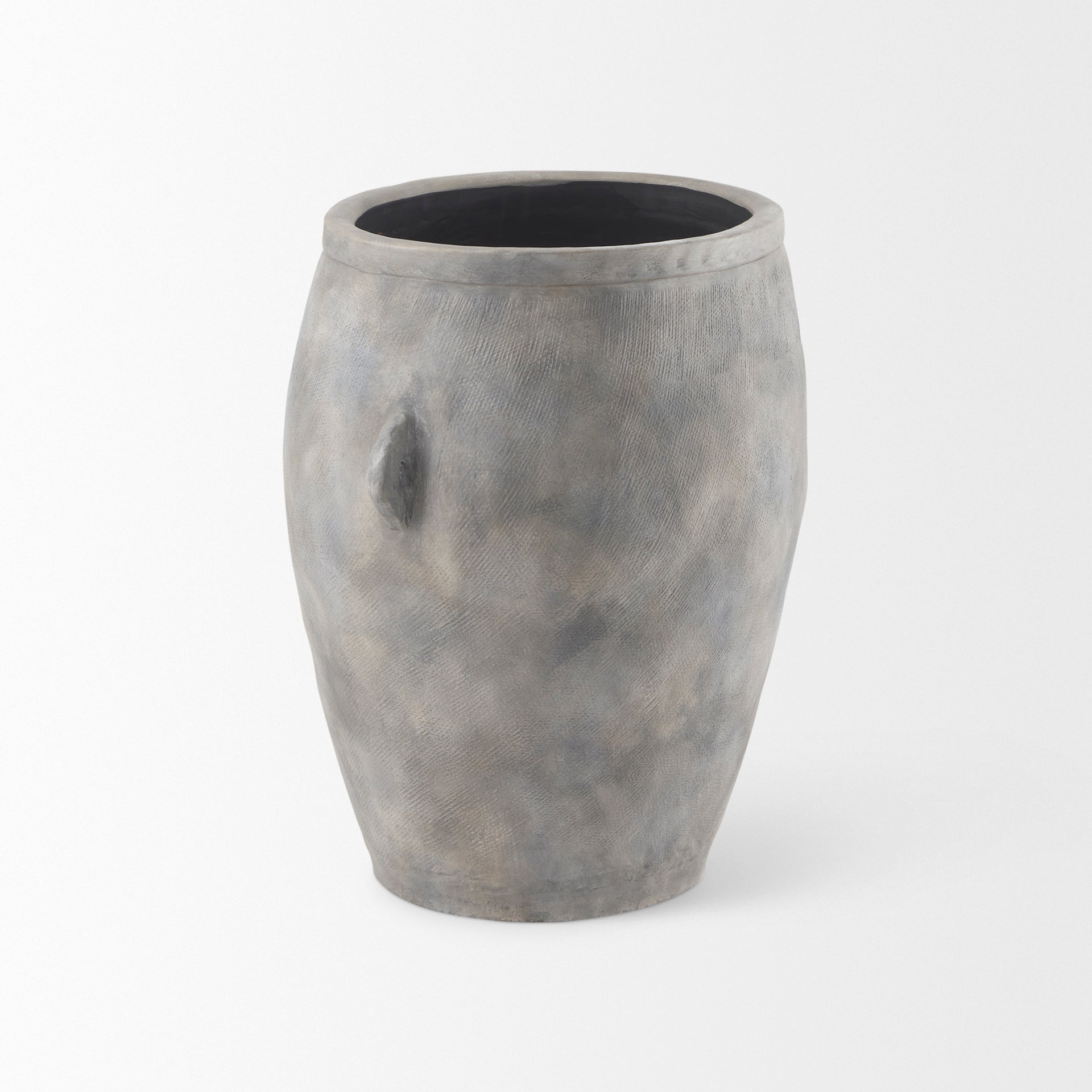Zuma Light Gray Ceramic Floor Vase
