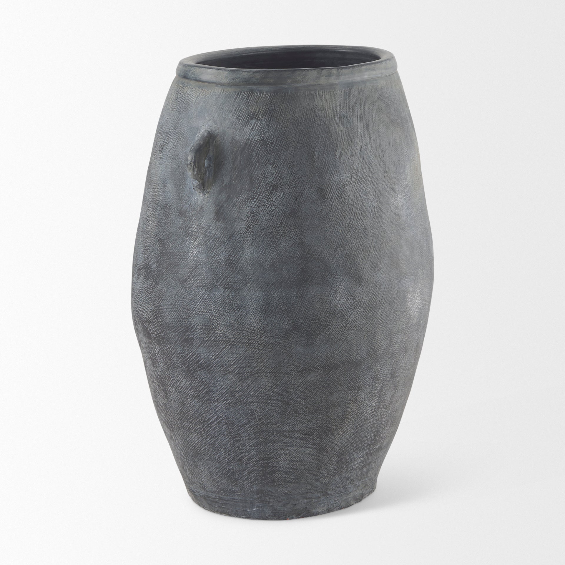 Zuma Dark Gray Ceramic Floor Vase
