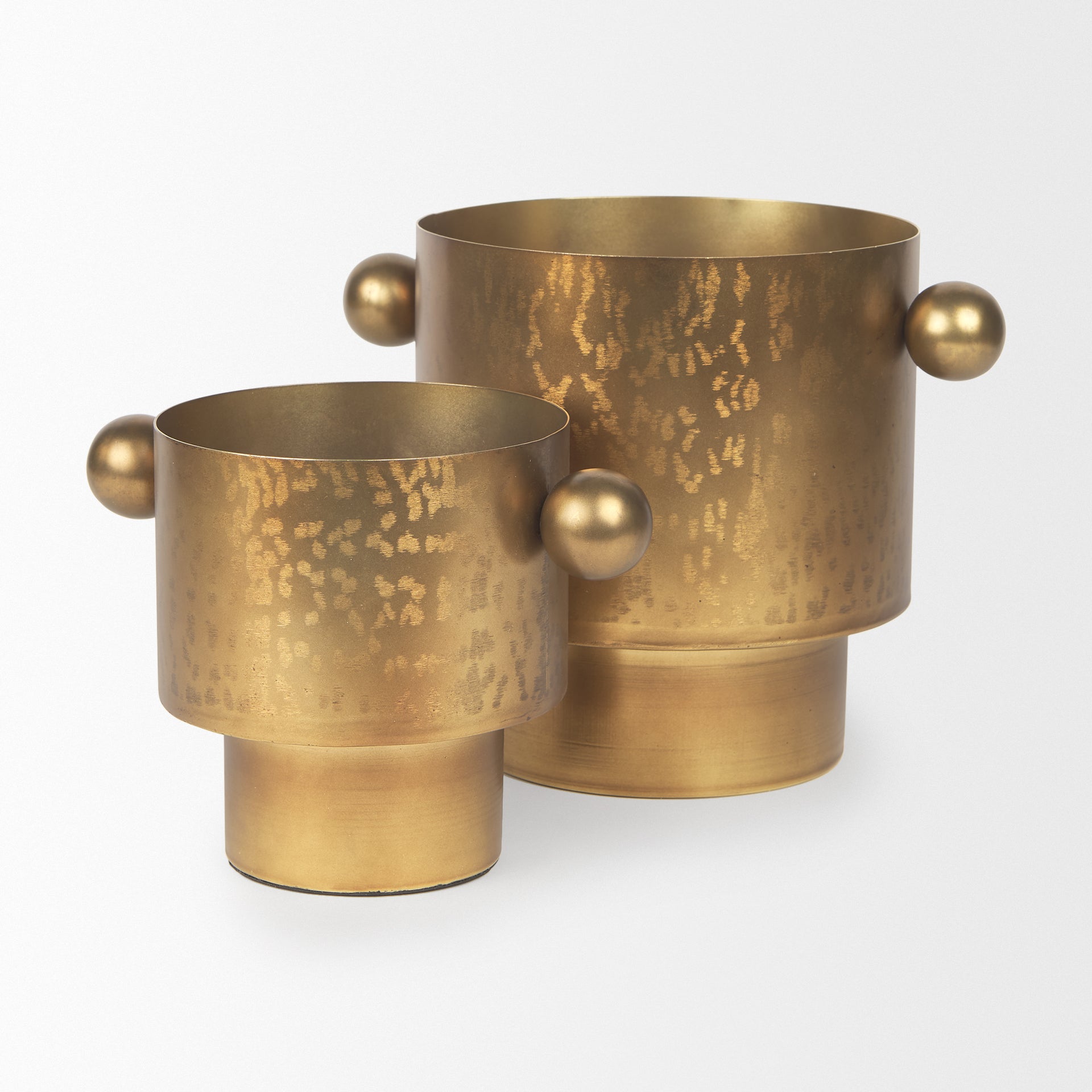 Juno Gold Iron Vase