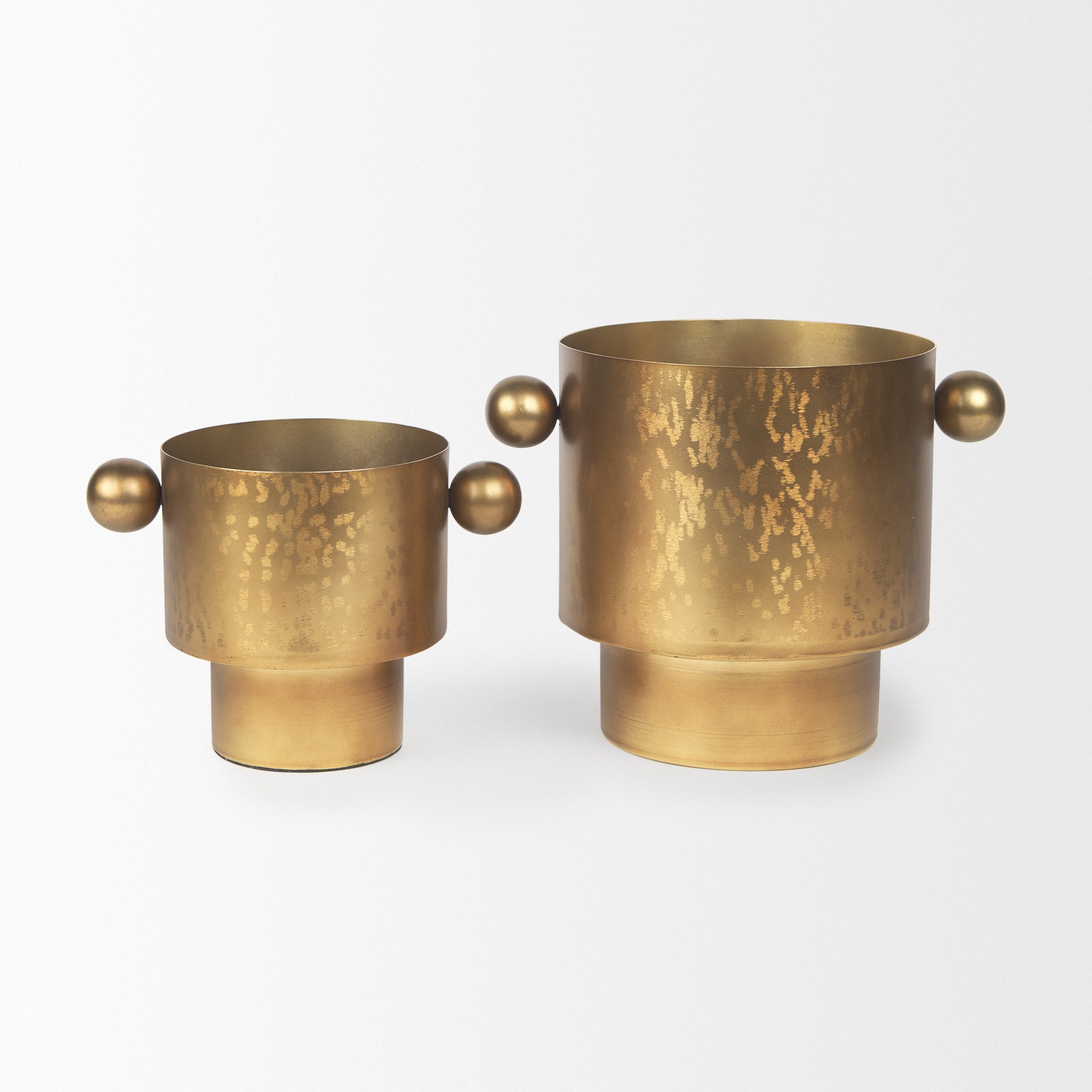 Juno Gold Iron Vase