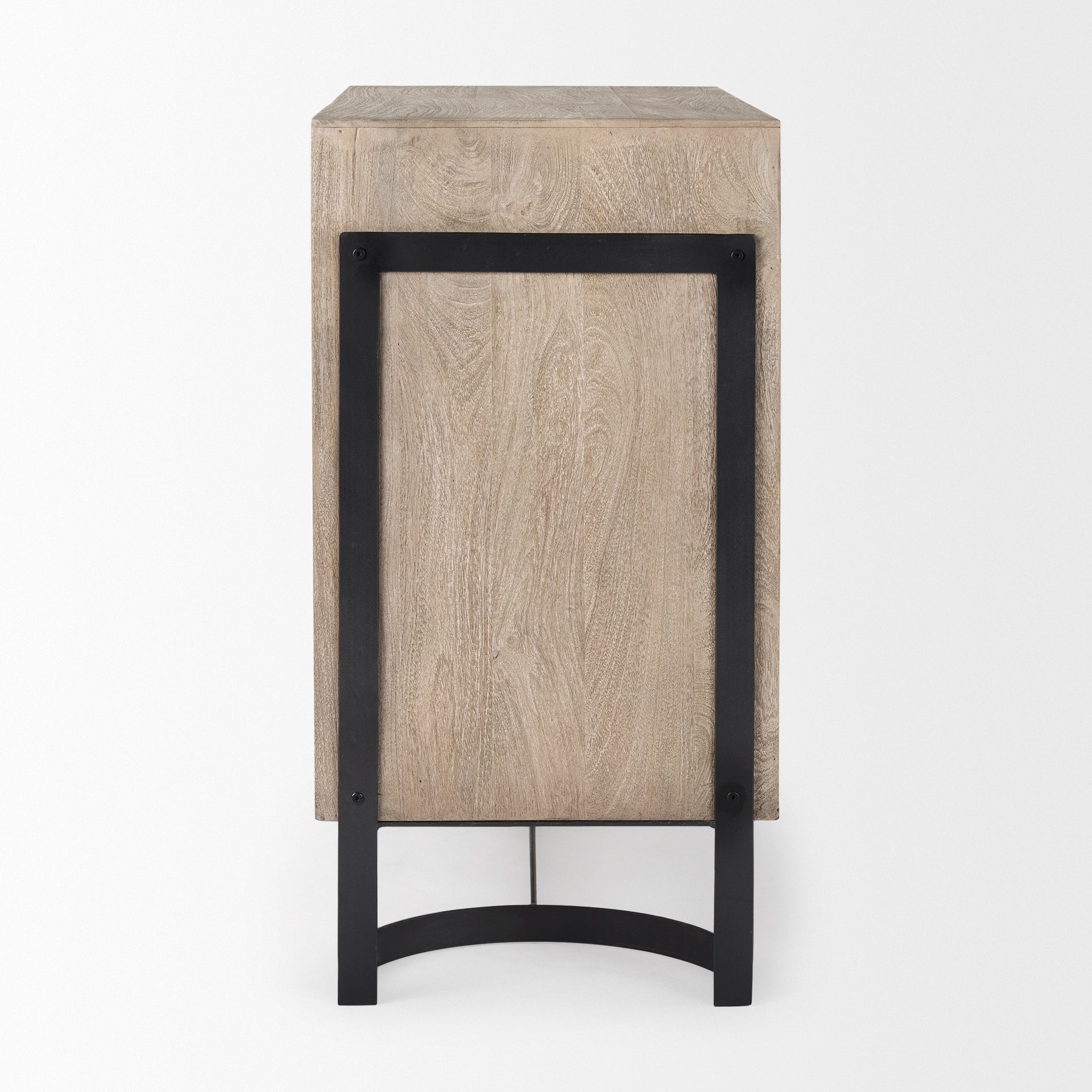 Rivien Brown Solid Wood with Black Metal Frame 2-Door Accent Cabinet Credenzas & Sideboards Mercana , Black Friday Sale Mercana Furniture Sale, Old Bones Co, Mid Century Furniture Sale, Four Hands Furniture, Black Friday Sale Rivien Brown Solid Wood with Black Metal Frame 2-Door Accent Cabinet,Gus Sale, Perigold Rivien Brown Solid Wood with Black Metal Frame 2-Door Accent Cabinet Credenzas & Sideboards Black Friday Sale , Perigold Sale Rivien Brown Solid Wood with Black Metal Frame 2-Door Accent Cabinet,Riv