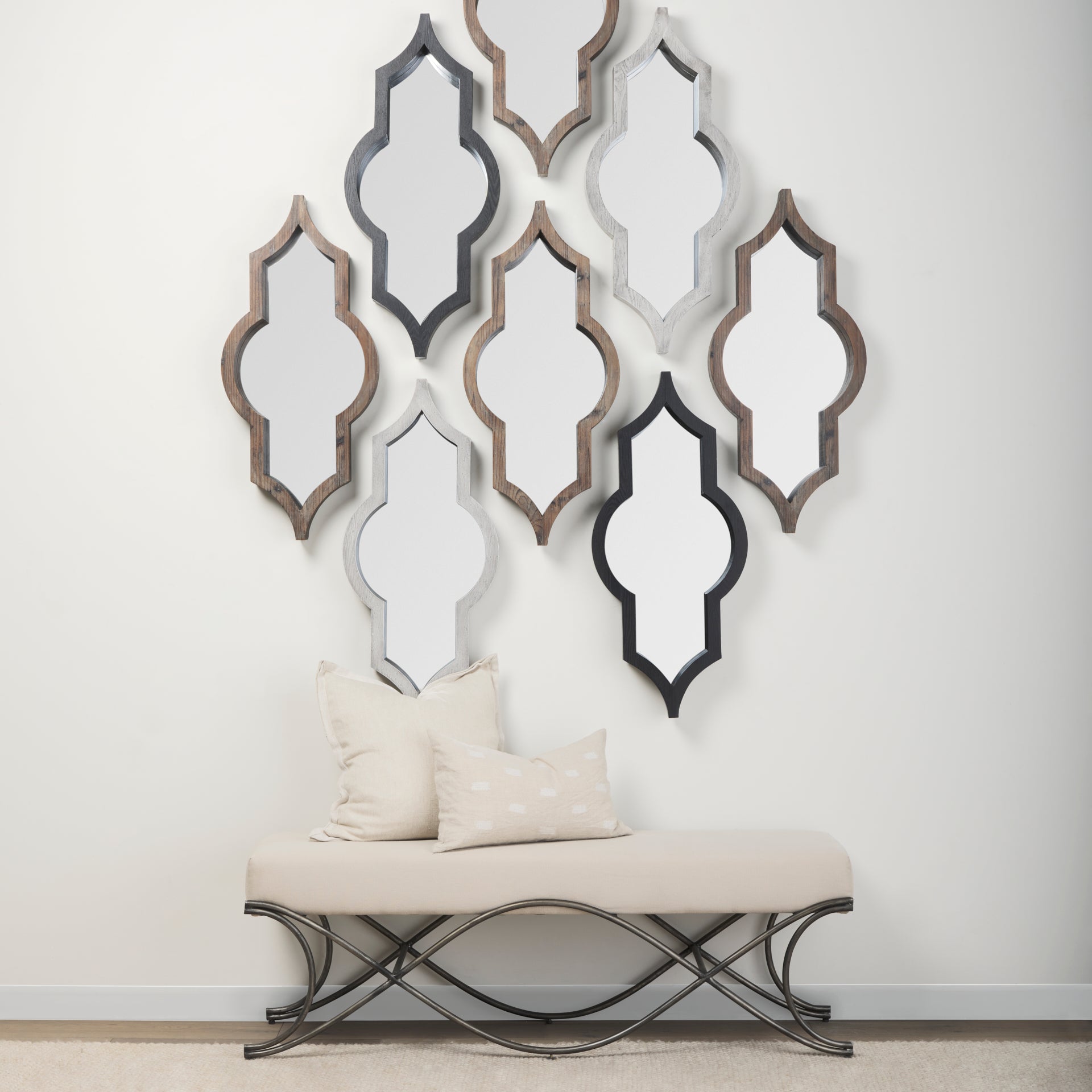 Ayla Metal Frame Bench