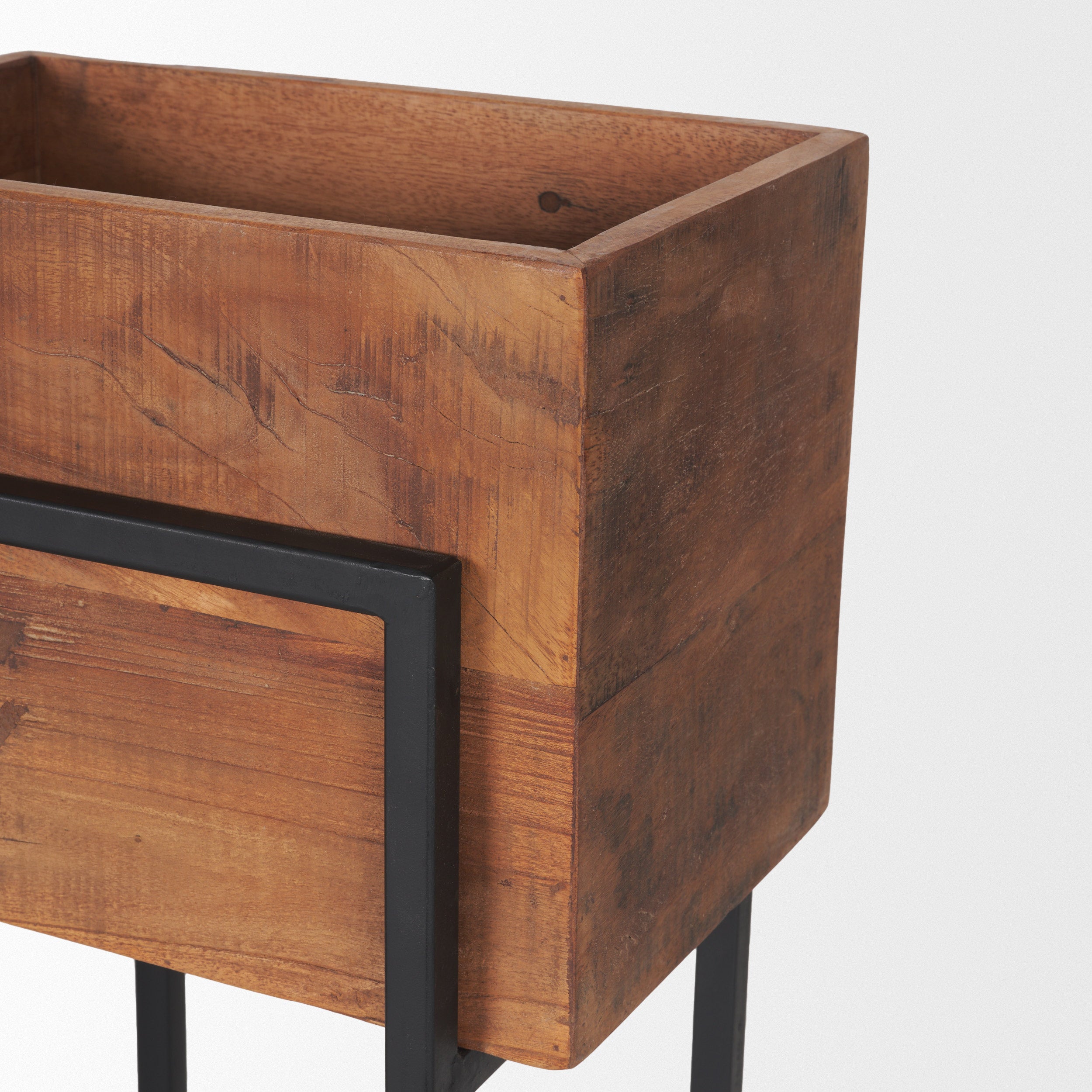 Jadine Medium Brown Wood with Black Metal Rectangle Frames - Set of 2 Planters Mercana , Black Friday Sale Mercana Furniture Sale, Old Bones Co, Mid Century Furniture Sale, Four Hands Furniture, Black Friday Sale Jadine Medium Brown Wood with Black Metal Rectangle Frames - Set of 2,Gus Sale, Perigold Jadine Medium Brown Wood with Black Metal Rectangle Frames - Set of 2 Planters Black Friday Sale , Perigold Sale Jadine Medium Brown Wood with Black Metal Rectangle Frames - Set of 2,Jadine Medium Brown Wood wi