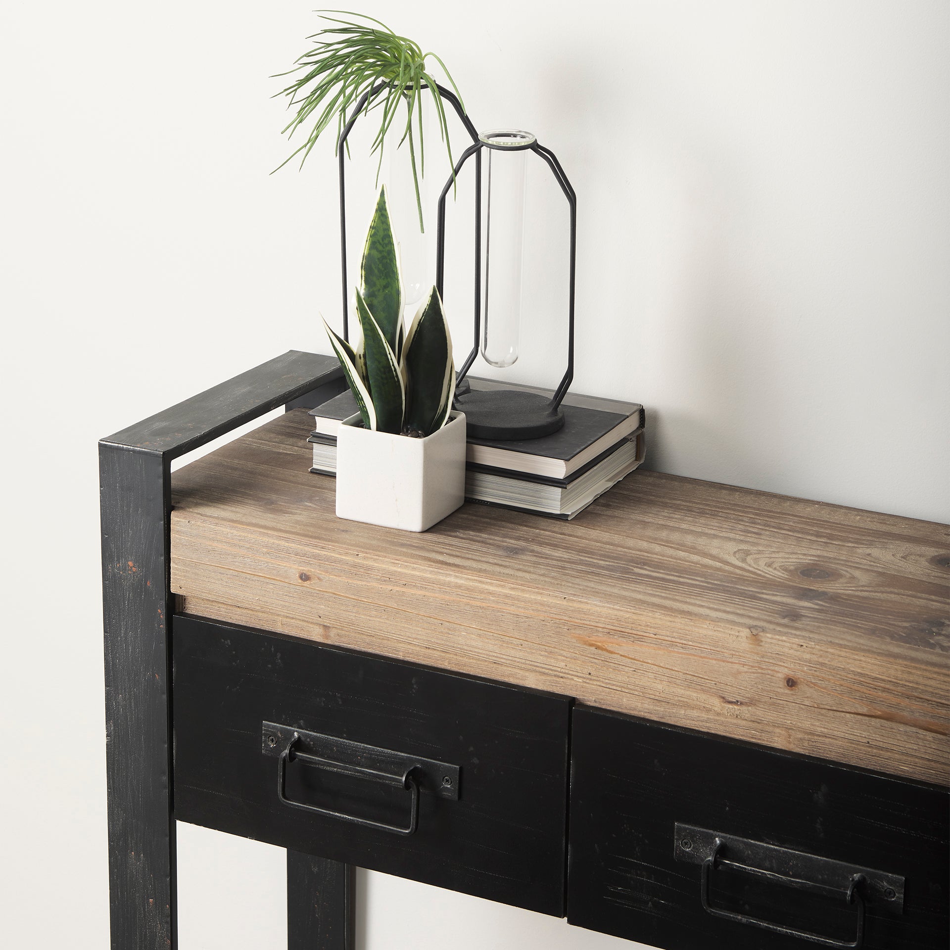 Aria Metal and Glass Decorative Accent