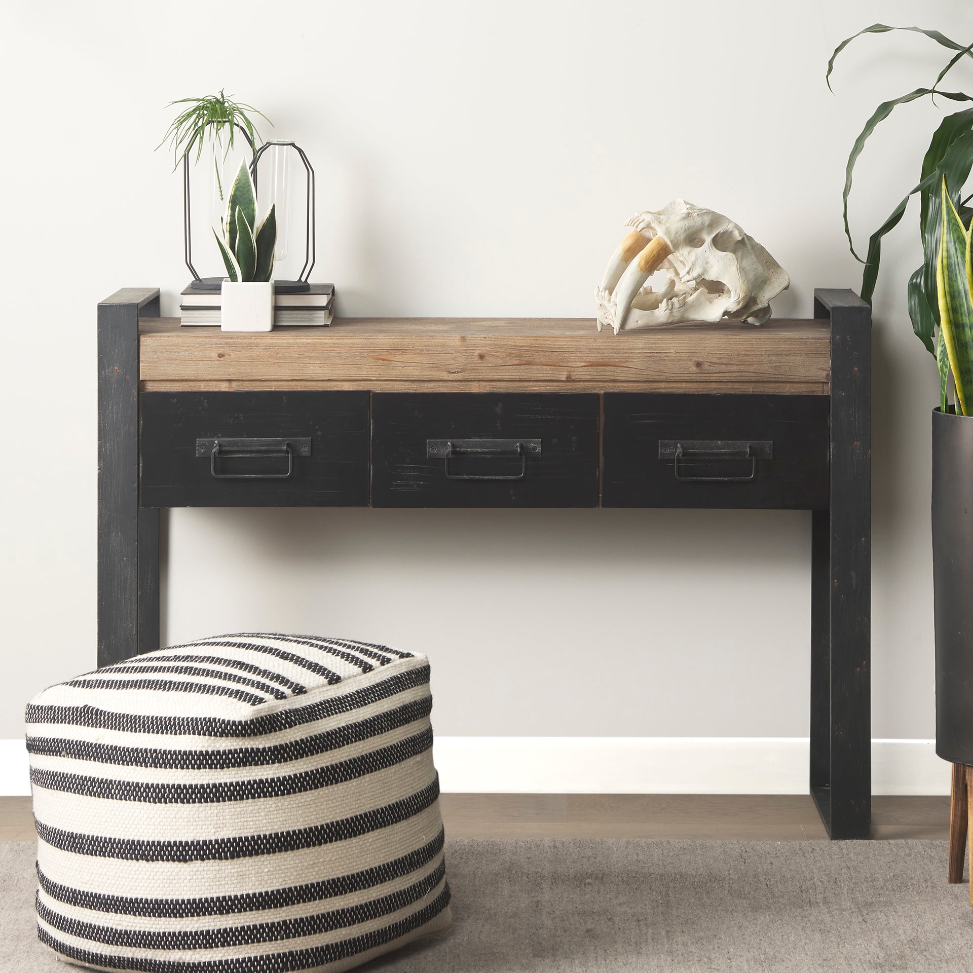 Aria Metal and Glass Decorative Accent