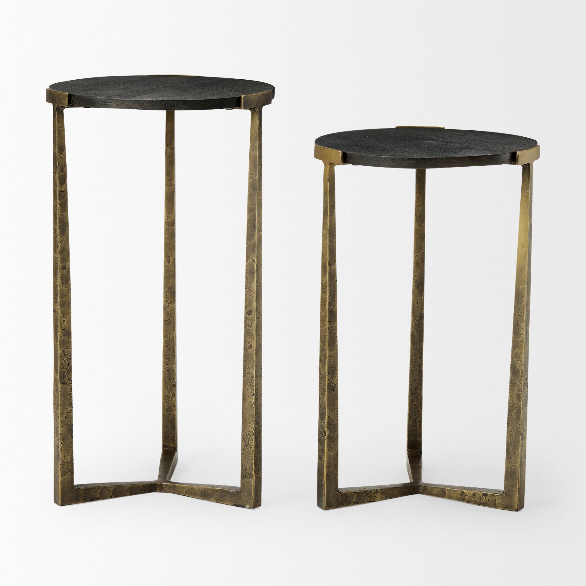 Atticus Black Wood and Antiqued Gold Metal Nesting Accent Tables - Set of 2 Side & End Tables Mercana , Black Friday Sale Mercana Furniture Sale, Old Bones Co, Mid Century Furniture Sale, Four Hands Furniture, Black Friday Sale Atticus Black Wood and Antiqued Gold Metal Nesting Accent Tables - Set of 2,Gus Sale, Perigold Atticus Black Wood and Antiqued Gold Metal Nesting Accent Tables - Set of 2 Side & End Tables Black Friday Sale , Perigold Sale Atticus Black Wood and Antiqued Gold Metal Nesting Accent Tab