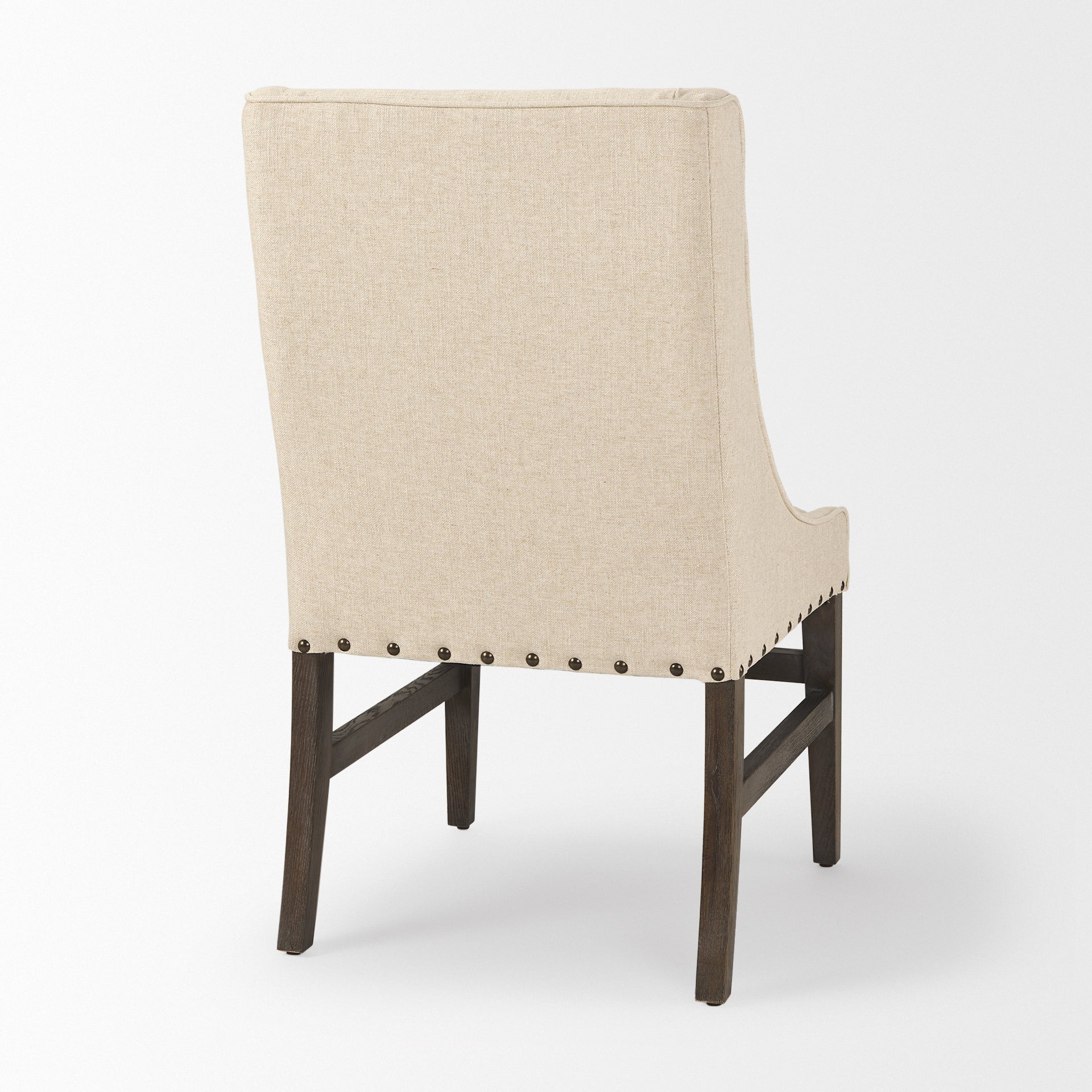 Kensington I Fabric and Solid Wood Dining Chair