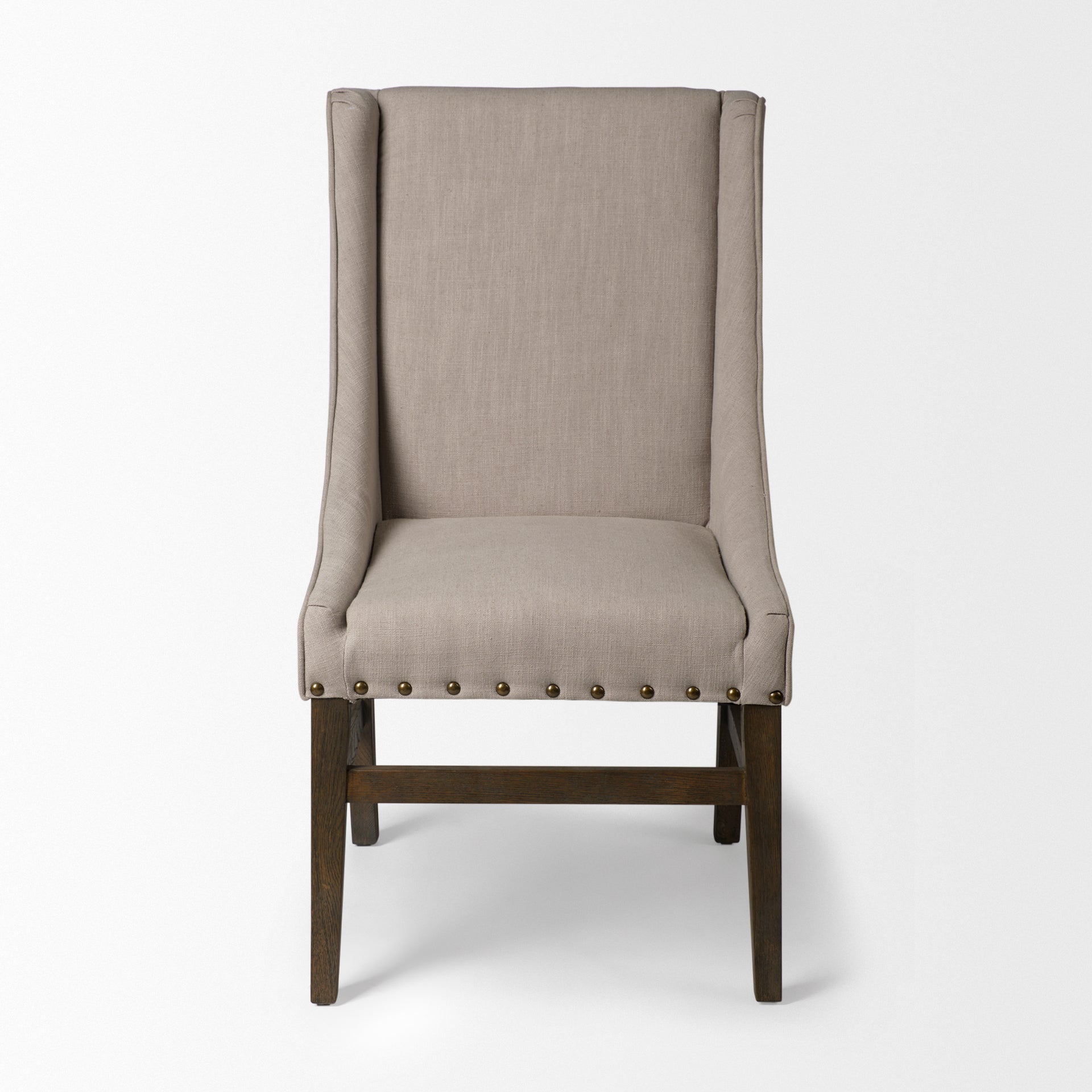 Kensington I Fabric and Solid Wood Dining Chair