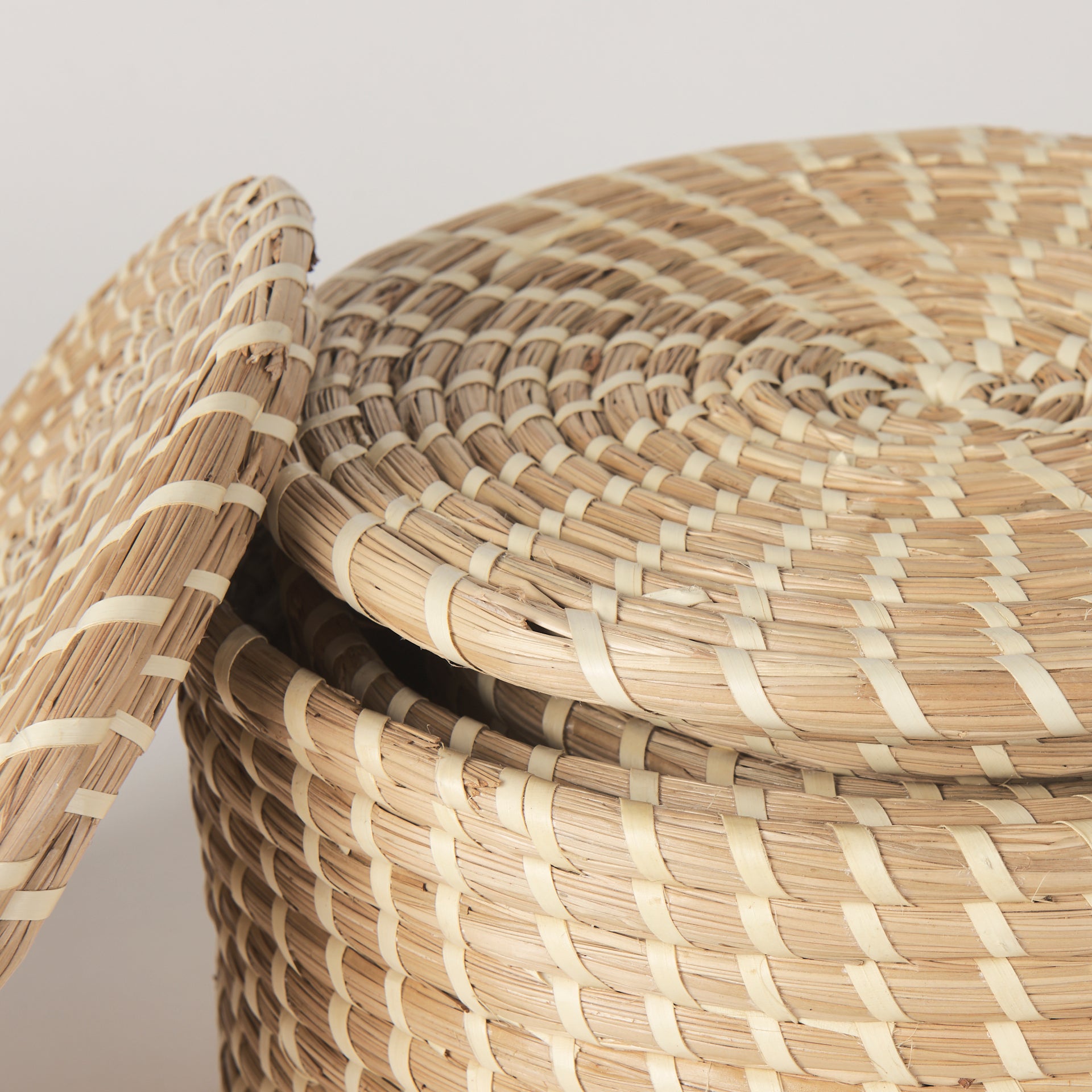 Kailini Nesting Seagrass & Palm Leaf Boxes with Lids - Set of 3 Decorative Box Mercana , Black Friday Sale Mercana Furniture Sale, Old Bones Co, Mid Century Furniture Sale, Four Hands Furniture, Black Friday Sale Kailini Nesting Seagrass & Palm Leaf Boxes with Lids - Set of 3,Gus Sale, Perigold Kailini Nesting Seagrass & Palm Leaf Boxes with Lids - Set of 3 Decorative Box Black Friday Sale , Perigold Sale Kailini Nesting Seagrass & Palm Leaf Boxes with Lids - Set of 3,Kailini Nesting Seagrass & Palm Leaf Bo