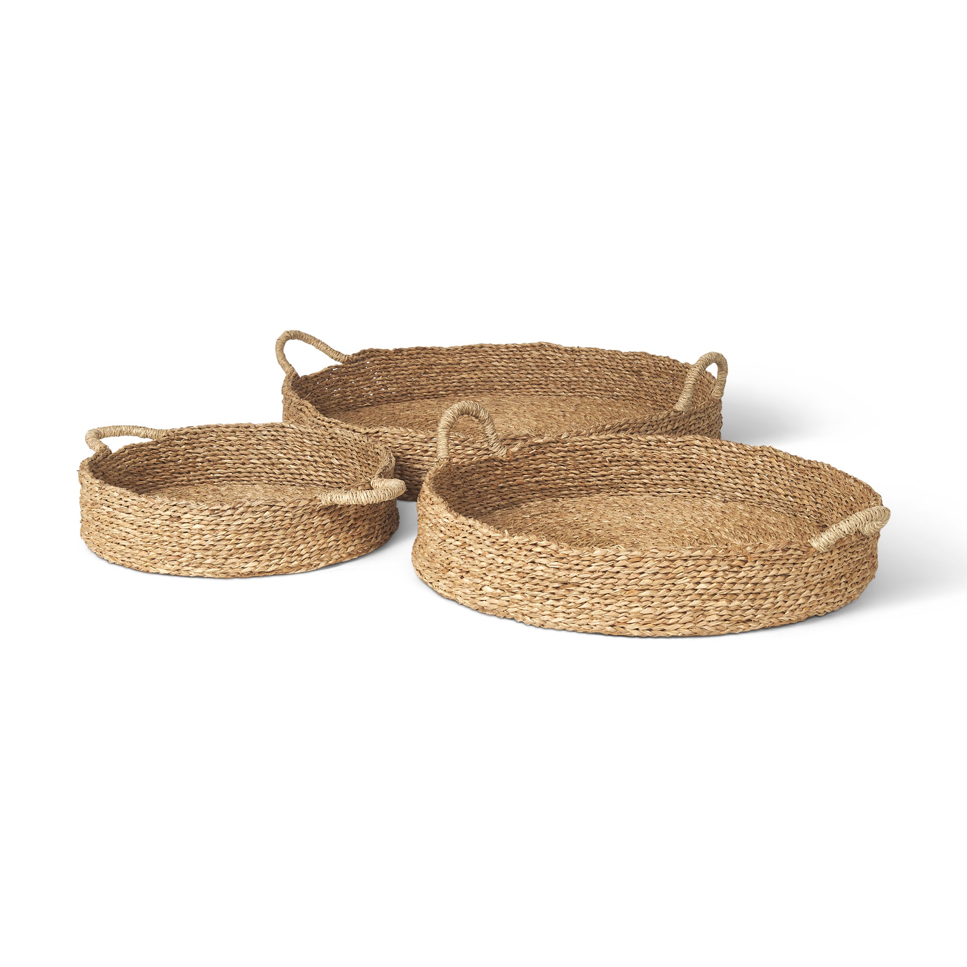Ulana Round Nesting Seagrass Trays with Loop Handles - Set of 3 Trays & Containers Mercana , Black Friday Sale Mercana Furniture Sale, Old Bones Co, Mid Century Furniture Sale, Four Hands Furniture, Black Friday Sale Ulana Round Nesting Seagrass Trays with Loop Handles - Set of 3,Gus Sale, Perigold Ulana Round Nesting Seagrass Trays with Loop Handles - Set of 3 Trays & Containers Black Friday Sale , Perigold Sale Ulana Round Nesting Seagrass Trays with Loop Handles - Set of 3,Ulana Round Nesting Seagrass Tr