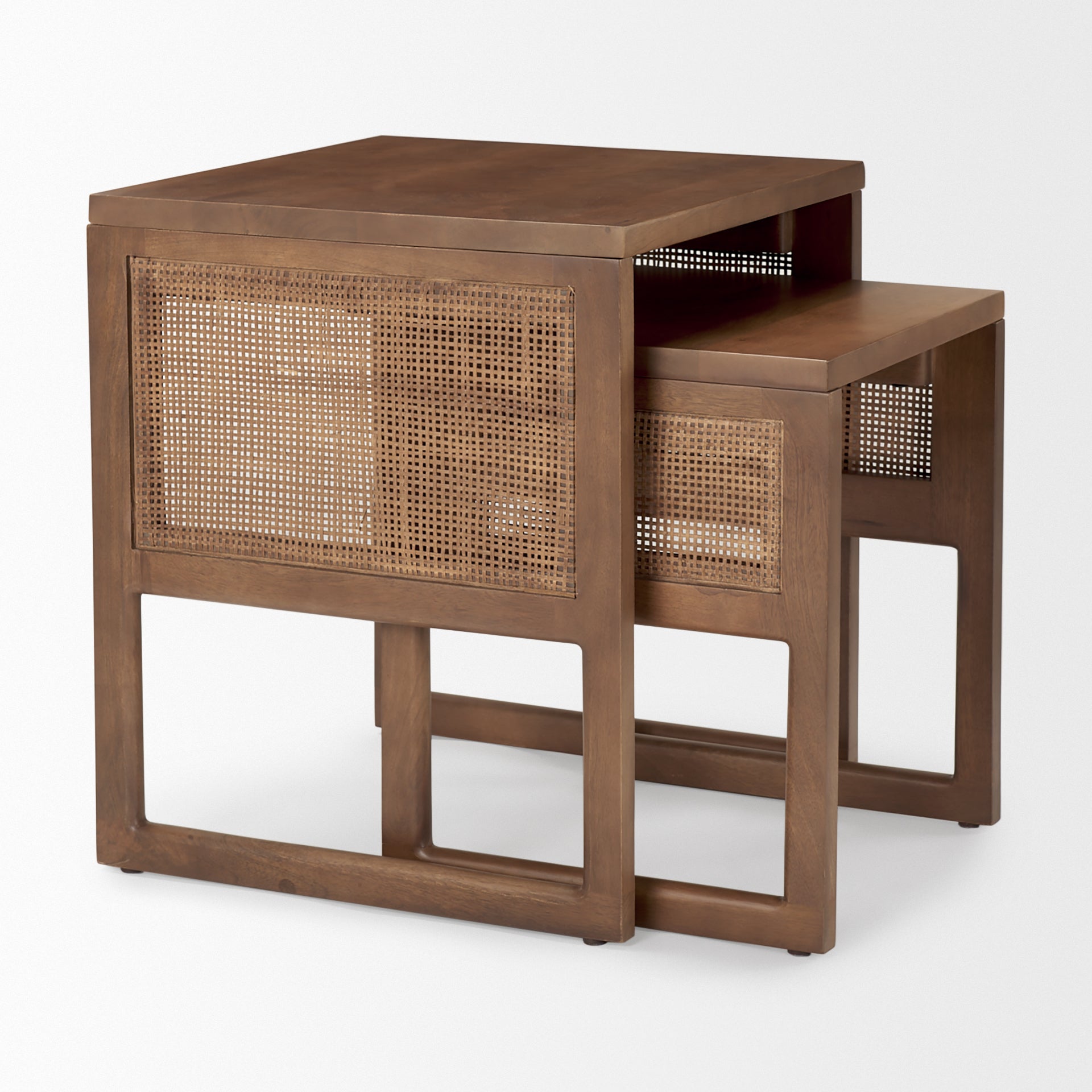 Grier Solid Wood with Cane Nesting Accent Tables - Set of 2 Side & End Tables Mercana , Black Friday Sale Mercana Furniture Sale, Old Bones Co, Mid Century Furniture Sale, Four Hands Furniture, Black Friday Sale Grier Solid Wood with Cane Nesting Accent Tables - Set of 2,Gus Sale, Perigold Grier Solid Wood with Cane Nesting Accent Tables - Set of 2 Side & End Tables Black Friday Sale , Perigold Sale Grier Solid Wood with Cane Nesting Accent Tables - Set of 2,Grier Solid Wood with Cane Nesting Accent Tables