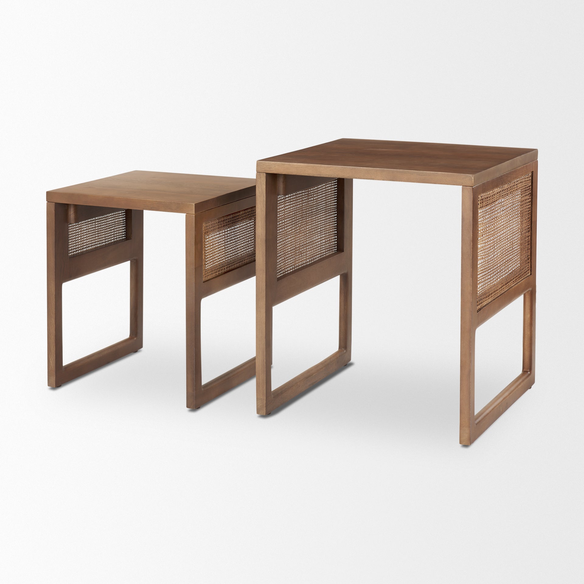 Grier Solid Wood with Cane Nesting Accent Tables - Set of 2 Side & End Tables Mercana , Black Friday Sale Mercana Furniture Sale, Old Bones Co, Mid Century Furniture Sale, Four Hands Furniture, Black Friday Sale Grier Solid Wood with Cane Nesting Accent Tables - Set of 2,Gus Sale, Perigold Grier Solid Wood with Cane Nesting Accent Tables - Set of 2 Side & End Tables Black Friday Sale , Perigold Sale Grier Solid Wood with Cane Nesting Accent Tables - Set of 2,Grier Solid Wood with Cane Nesting Accent Tables
