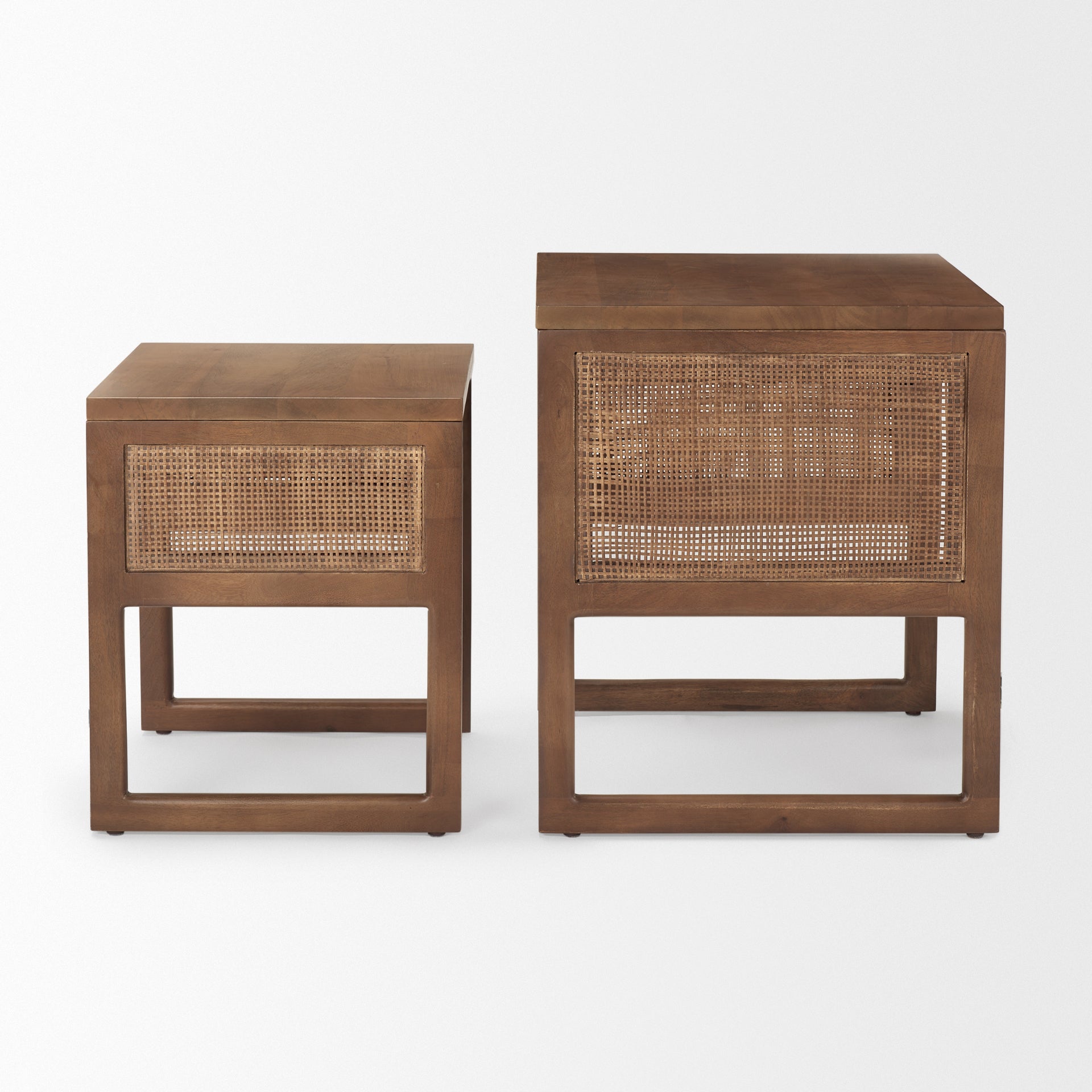 Grier Solid Wood with Cane Nesting Accent Tables - Set of 2 Side & End Tables Mercana , Black Friday Sale Mercana Furniture Sale, Old Bones Co, Mid Century Furniture Sale, Four Hands Furniture, Black Friday Sale Grier Solid Wood with Cane Nesting Accent Tables - Set of 2,Gus Sale, Perigold Grier Solid Wood with Cane Nesting Accent Tables - Set of 2 Side & End Tables Black Friday Sale , Perigold Sale Grier Solid Wood with Cane Nesting Accent Tables - Set of 2,Grier Solid Wood with Cane Nesting Accent Tables