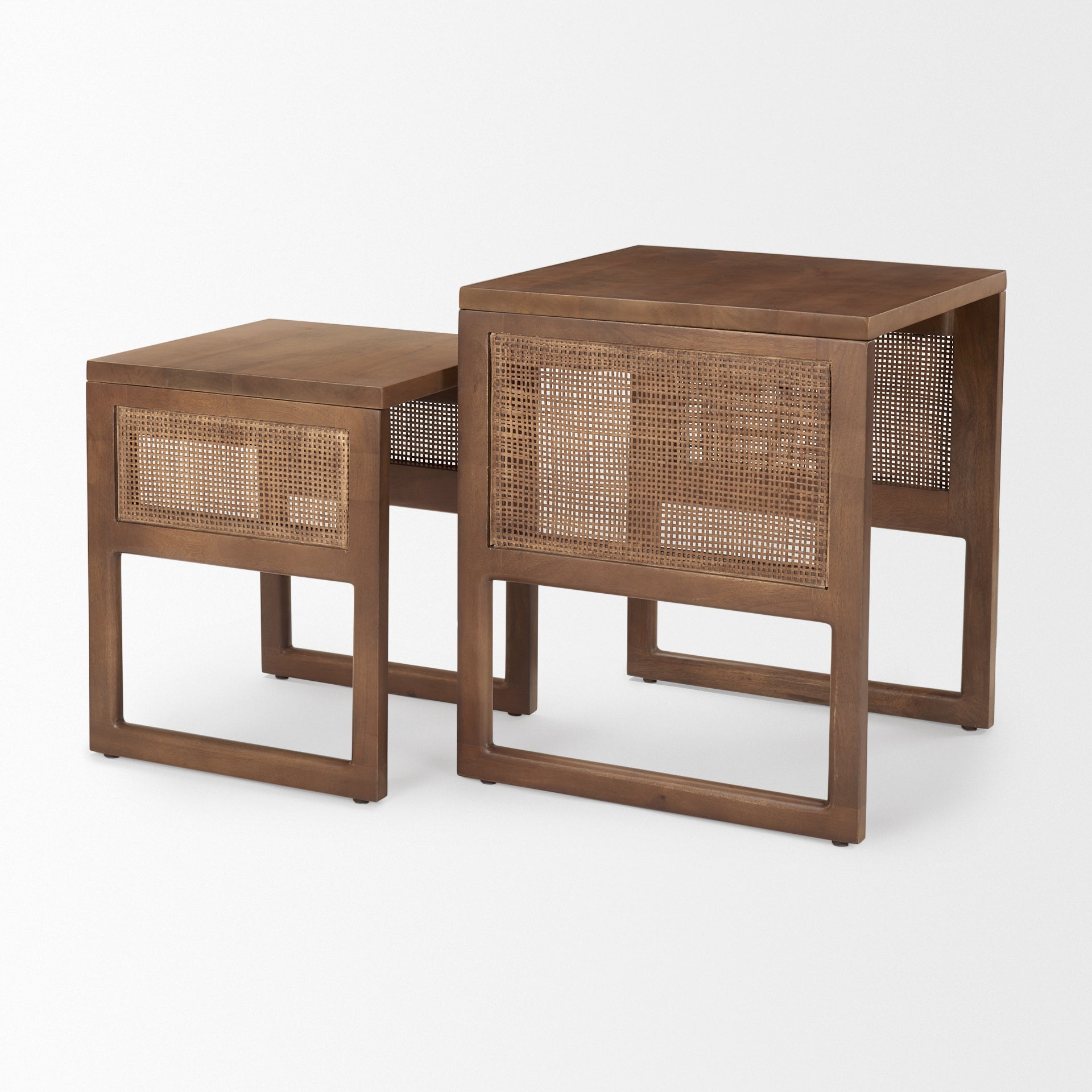 Grier Solid Wood with Cane Nesting Accent Tables - Set of 2 Side & End Tables Mercana , Black Friday Sale Mercana Furniture Sale, Old Bones Co, Mid Century Furniture Sale, Four Hands Furniture, Black Friday Sale Grier Solid Wood with Cane Nesting Accent Tables - Set of 2,Gus Sale, Perigold Grier Solid Wood with Cane Nesting Accent Tables - Set of 2 Side & End Tables Black Friday Sale , Perigold Sale Grier Solid Wood with Cane Nesting Accent Tables - Set of 2,Grier Solid Wood with Cane Nesting Accent Tables