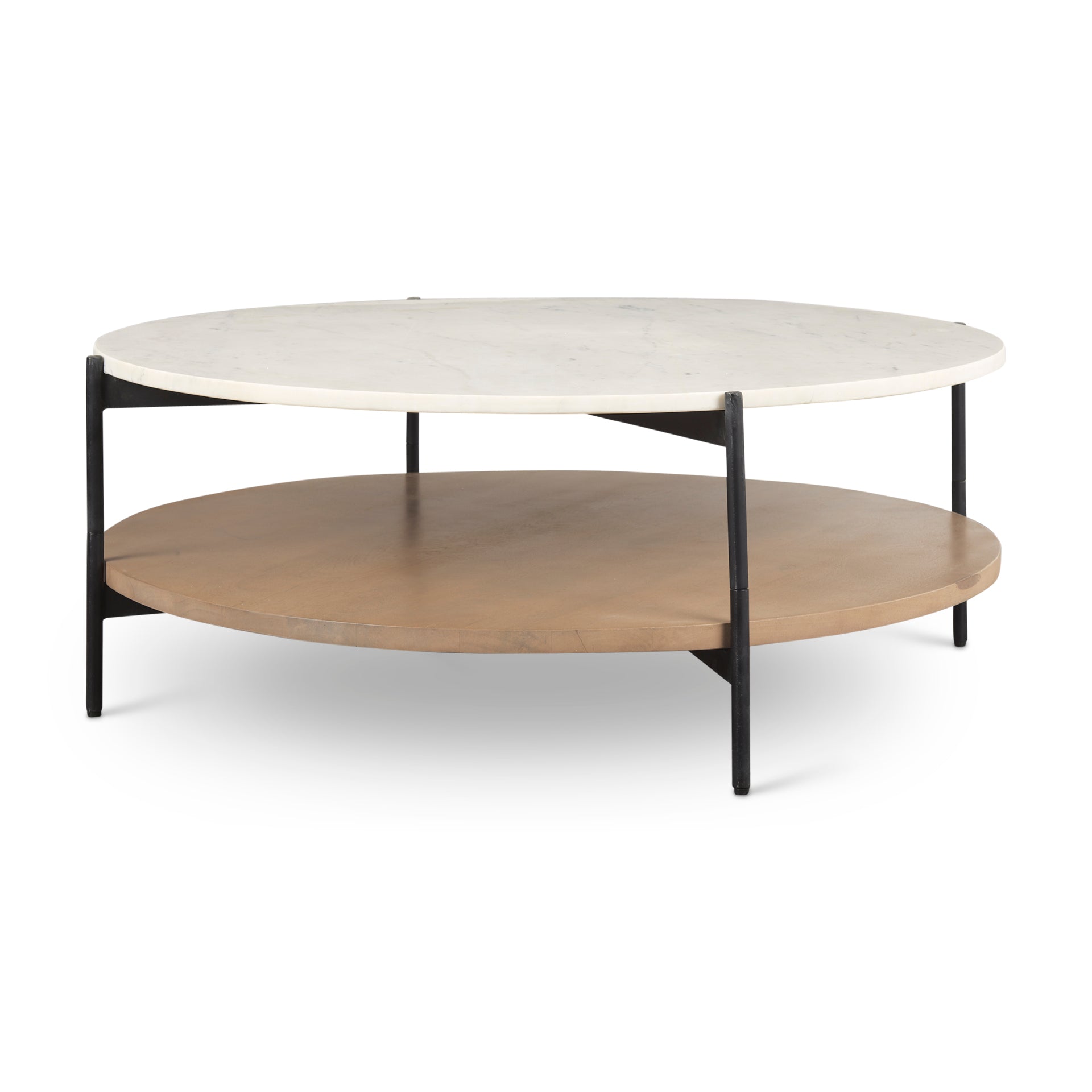 Larkin Marble Top With Wood Shelf Round Coffee Table Coffee Tables Mercana Brown , Black Friday Sale Mercana Furniture Sale, Old Bones Co, Mid Century Furniture Sale, Four Hands Furniture, Black Friday Sale Larkin Marble Top With Wood Shelf Round Coffee Table,Gus Sale, Perigold Larkin Marble Top With Wood Shelf Round Coffee Table Coffee Tables Black Friday Sale , Perigold Sale Larkin Marble Top With Wood Shelf Round Coffee Table,Larkin Marble Top With Wood Shelf Round Coffee Table Lulu and Georgia, Burke De