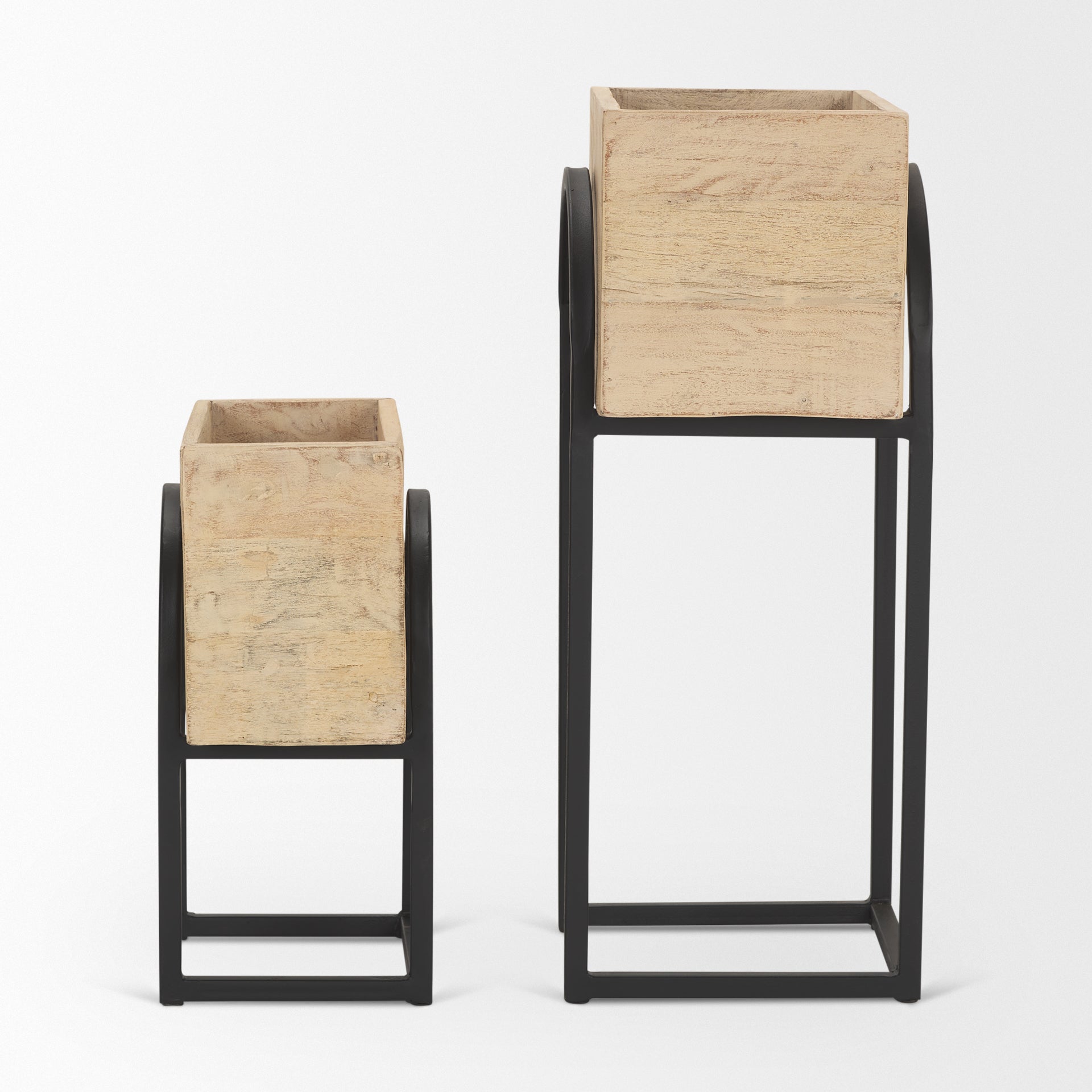 Jadine Beige Wood with Black Metal Arch Frames - Set of 2 Planters Mercana , Black Friday Sale Mercana Furniture Sale, Old Bones Co, Mid Century Furniture Sale, Four Hands Furniture, Black Friday Sale Jadine Beige Wood with Black Metal Arch Frames - Set of 2,Gus Sale, Perigold Jadine Beige Wood with Black Metal Arch Frames - Set of 2 Planters Black Friday Sale , Perigold Sale Jadine Beige Wood with Black Metal Arch Frames - Set of 2,Jadine Beige Wood with Black Metal Arch Frames - Set of 2 Lulu and Georgia,