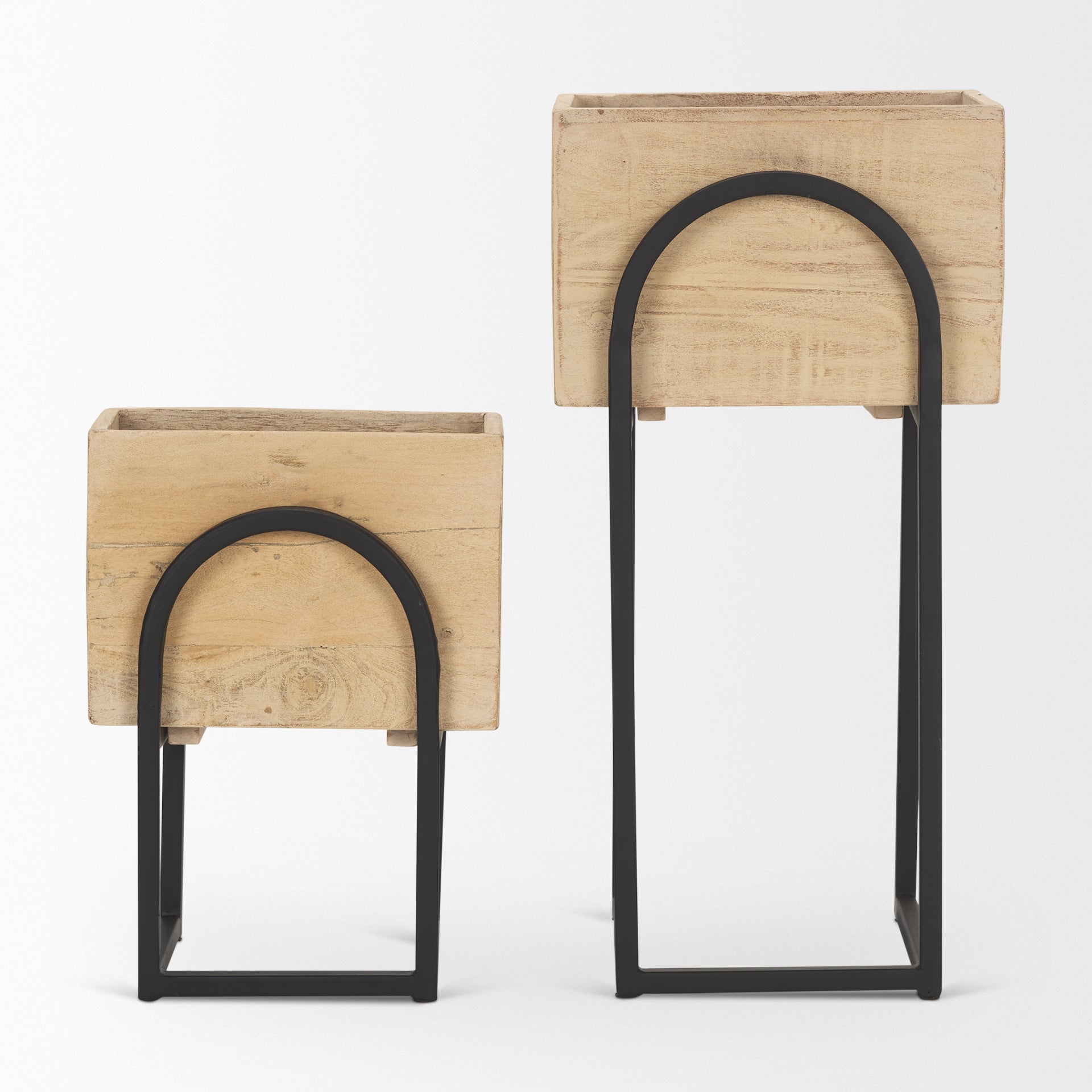 Jadine Beige Wood with Black Metal Arch Frames - Set of 2 Planters Mercana , Black Friday Sale Mercana Furniture Sale, Old Bones Co, Mid Century Furniture Sale, Four Hands Furniture, Black Friday Sale Jadine Beige Wood with Black Metal Arch Frames - Set of 2,Gus Sale, Perigold Jadine Beige Wood with Black Metal Arch Frames - Set of 2 Planters Black Friday Sale , Perigold Sale Jadine Beige Wood with Black Metal Arch Frames - Set of 2,Jadine Beige Wood with Black Metal Arch Frames - Set of 2 Lulu and Georgia,