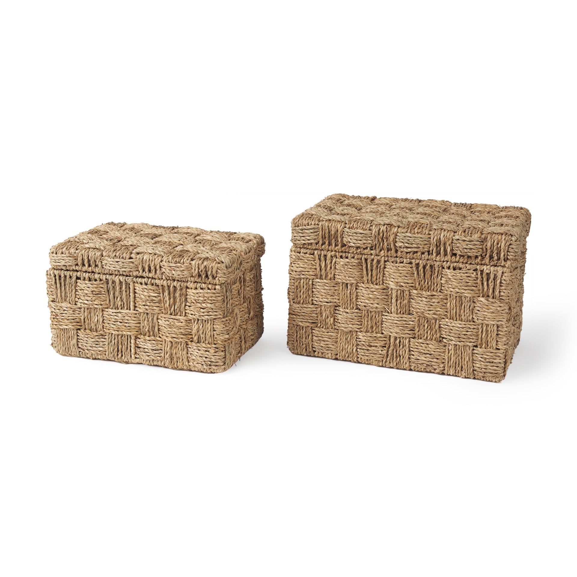 Hanalei Seagrass Boxes with Lids - Set of 2 Decorative Box Mercana , Black Friday Sale Mercana Furniture Sale, Old Bones Co, Mid Century Furniture Sale, Four Hands Furniture, Black Friday Sale Hanalei Seagrass Boxes with Lids - Set of 2,Gus Sale, Perigold Hanalei Seagrass Boxes with Lids - Set of 2 Decorative Box Black Friday Sale , Perigold Sale Hanalei Seagrass Boxes with Lids - Set of 2,Hanalei Seagrass Boxes with Lids - Set of 2 Lulu and Georgia, Burke Decor Sale Hanalei Seagrass Boxes with Lids - Set o