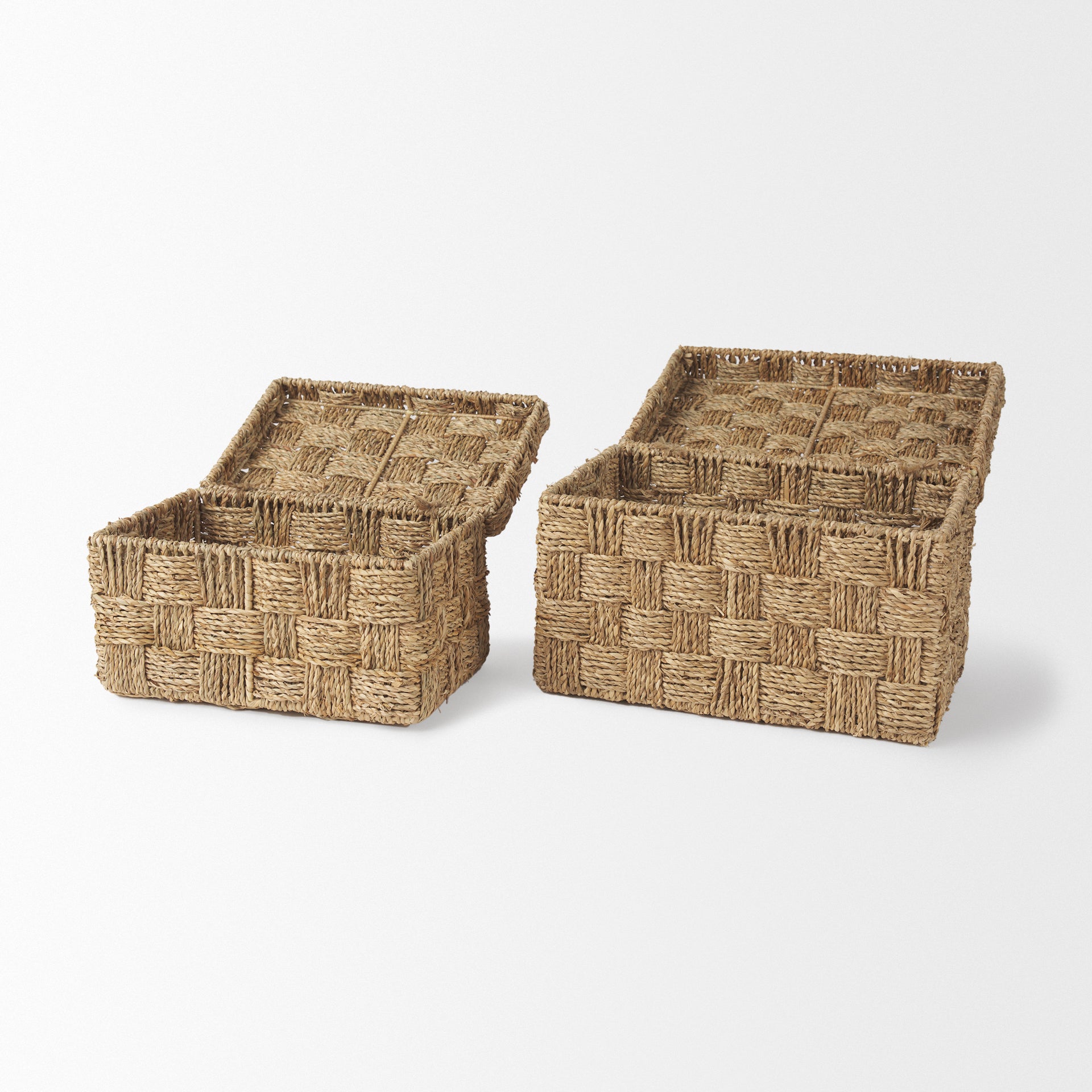Hanalei Seagrass Boxes with Lids - Set of 2 Decorative Box Mercana , Black Friday Sale Mercana Furniture Sale, Old Bones Co, Mid Century Furniture Sale, Four Hands Furniture, Black Friday Sale Hanalei Seagrass Boxes with Lids - Set of 2,Gus Sale, Perigold Hanalei Seagrass Boxes with Lids - Set of 2 Decorative Box Black Friday Sale , Perigold Sale Hanalei Seagrass Boxes with Lids - Set of 2,Hanalei Seagrass Boxes with Lids - Set of 2 Lulu and Georgia, Burke Decor Sale Hanalei Seagrass Boxes with Lids - Set o