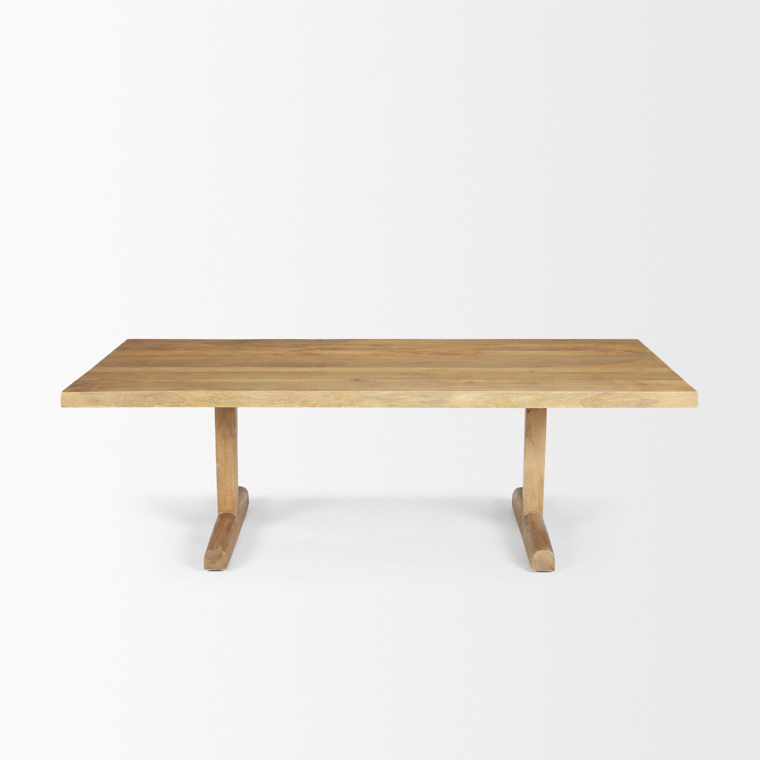 Viktor 55"L Solid Wood Coffee Table