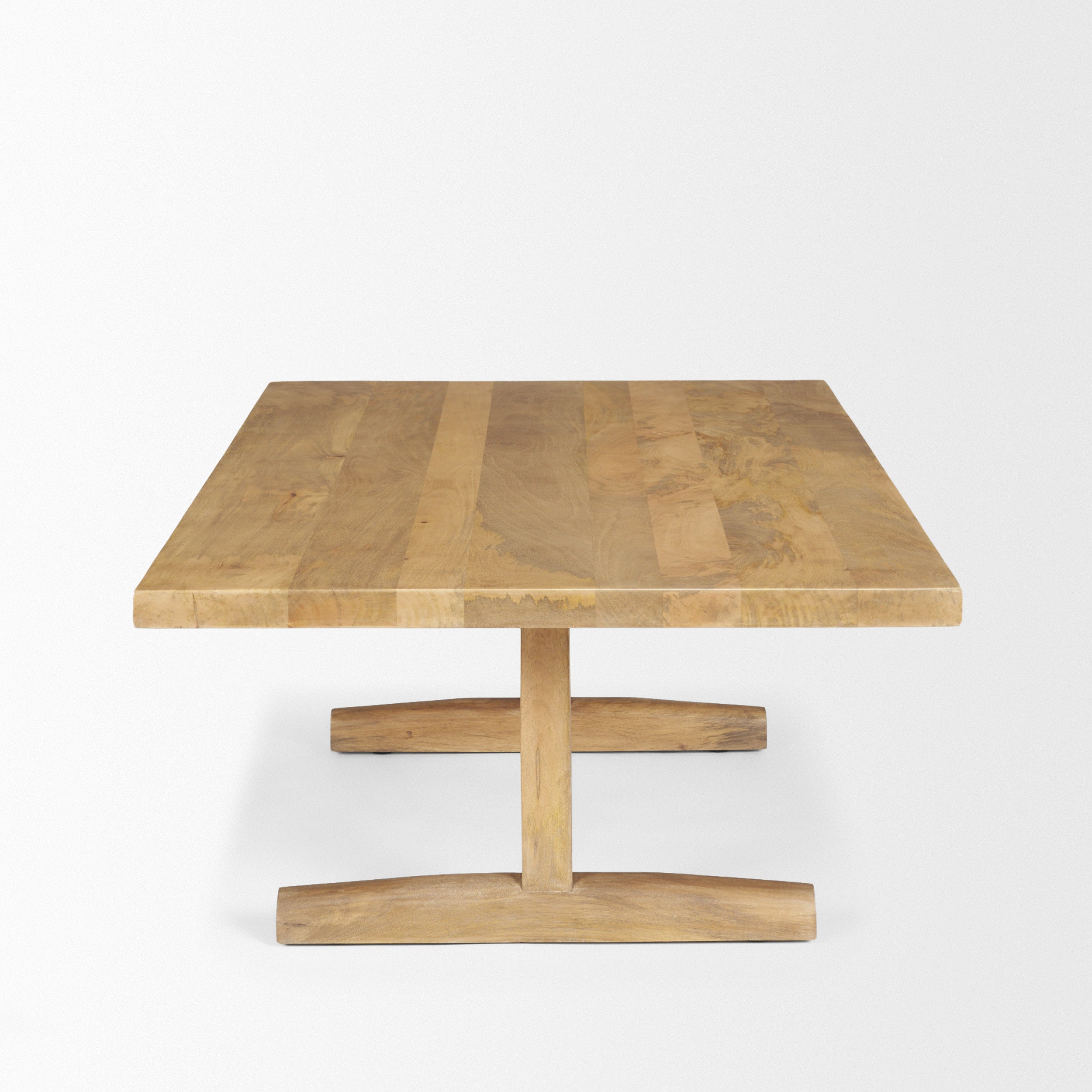 Viktor 55"L Solid Wood Coffee Table