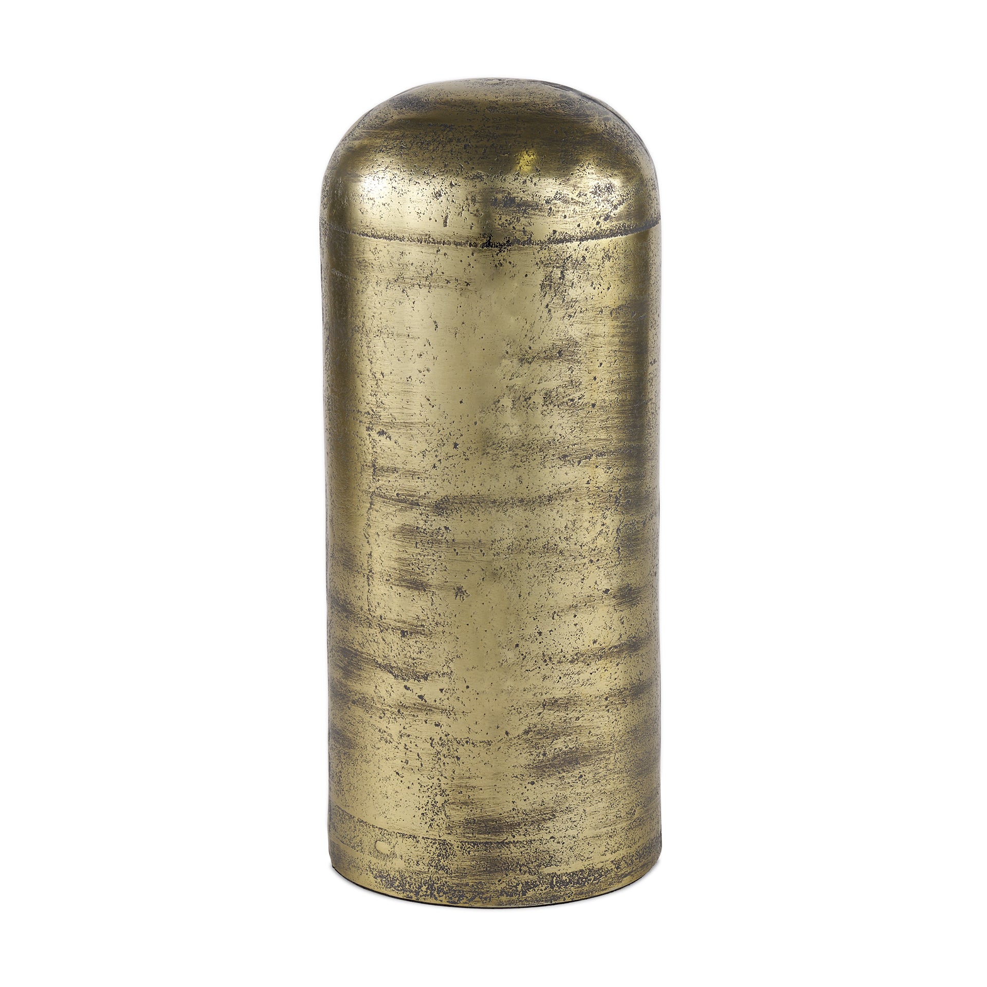 Quonset Brass Finished Aluminum Metal Ornament