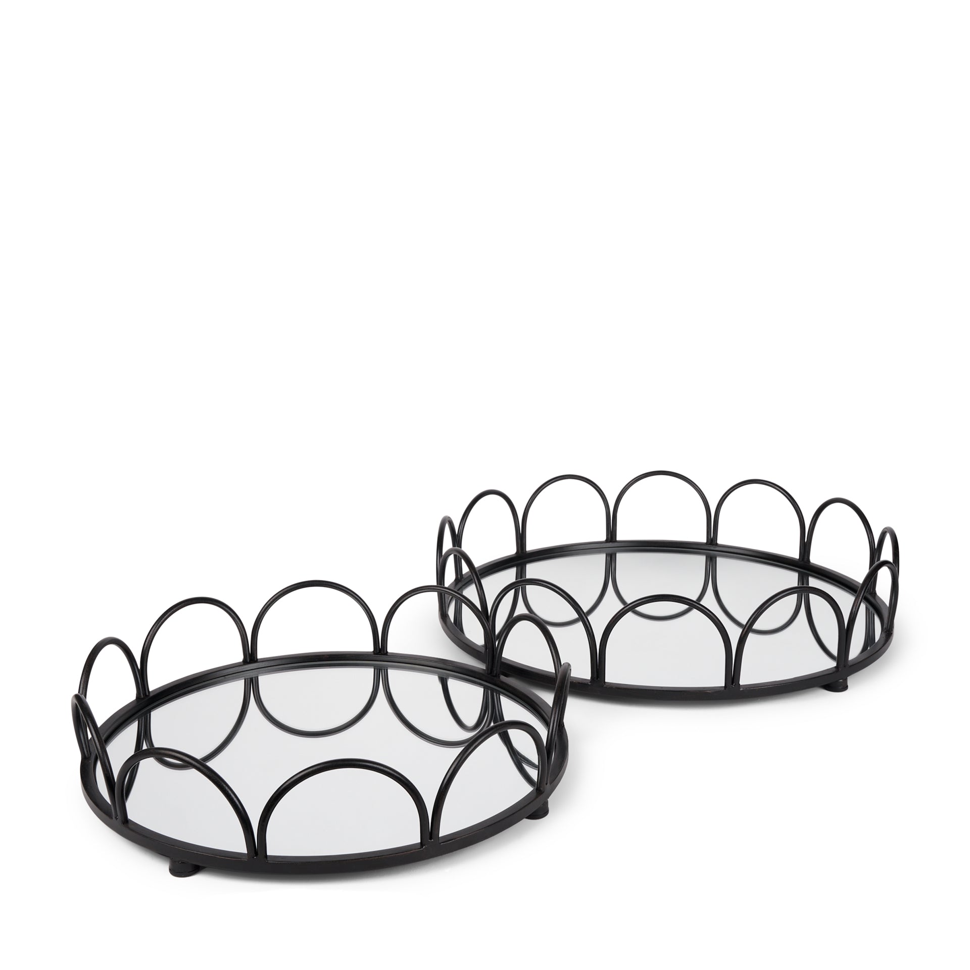 Lenore Round Metal/Mirror Tray - Set of 2 Trays & Containers Mercana Black , Black Friday Sale Mercana Furniture Sale, Old Bones Co, Mid Century Furniture Sale, Four Hands Furniture, Black Friday Sale Lenore Round Metal/Mirror Tray - Set of 2,Gus Sale, Perigold Lenore Round Metal/Mirror Tray - Set of 2 Trays & Containers Black Friday Sale , Perigold Sale Lenore Round Metal/Mirror Tray - Set of 2,Lenore Round Metal/Mirror Tray - Set of 2 Lulu and Georgia, Burke Decor Sale Lenore Round Metal/Mirror Tray - Set