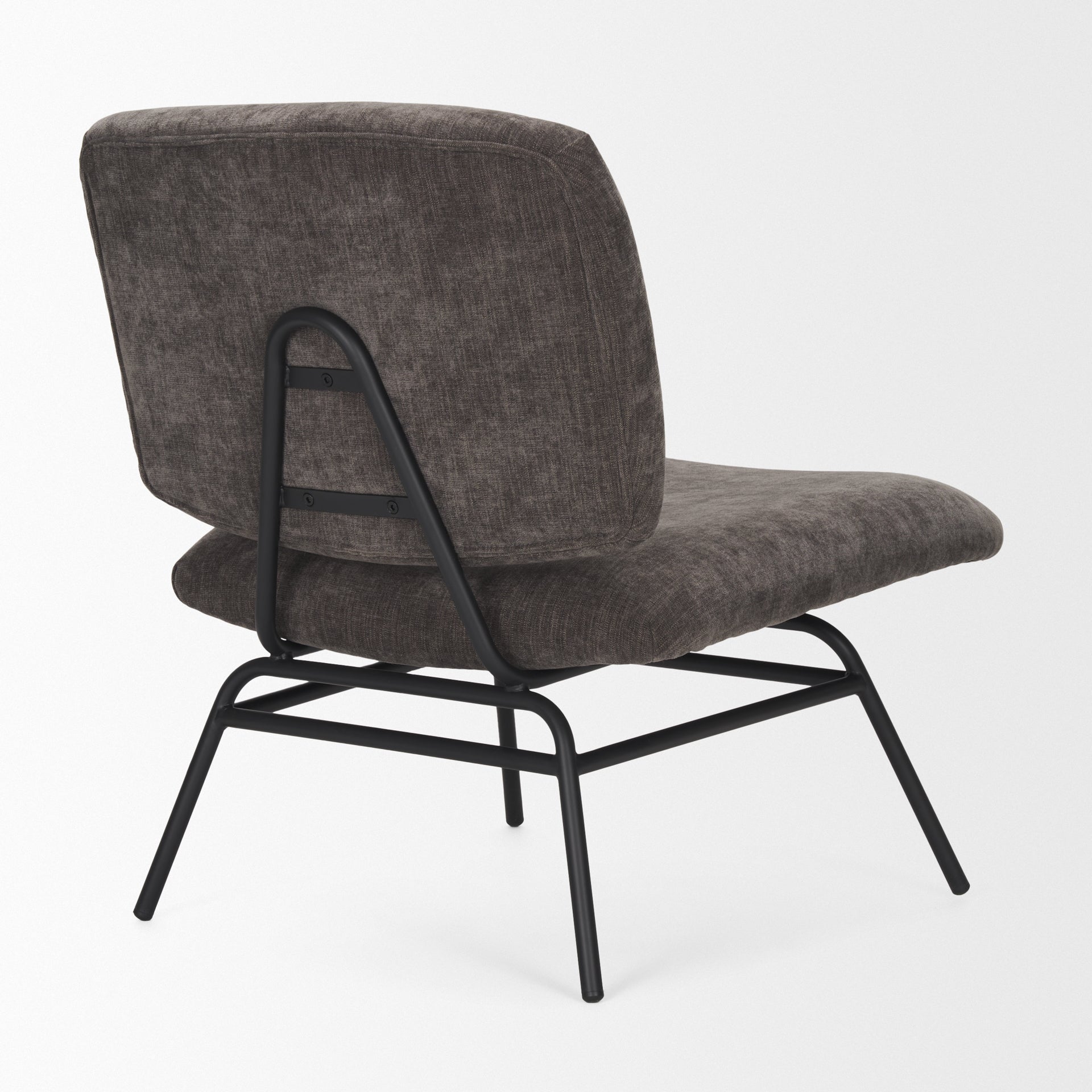 Nora Fabric with Metal Legs Accent Chair