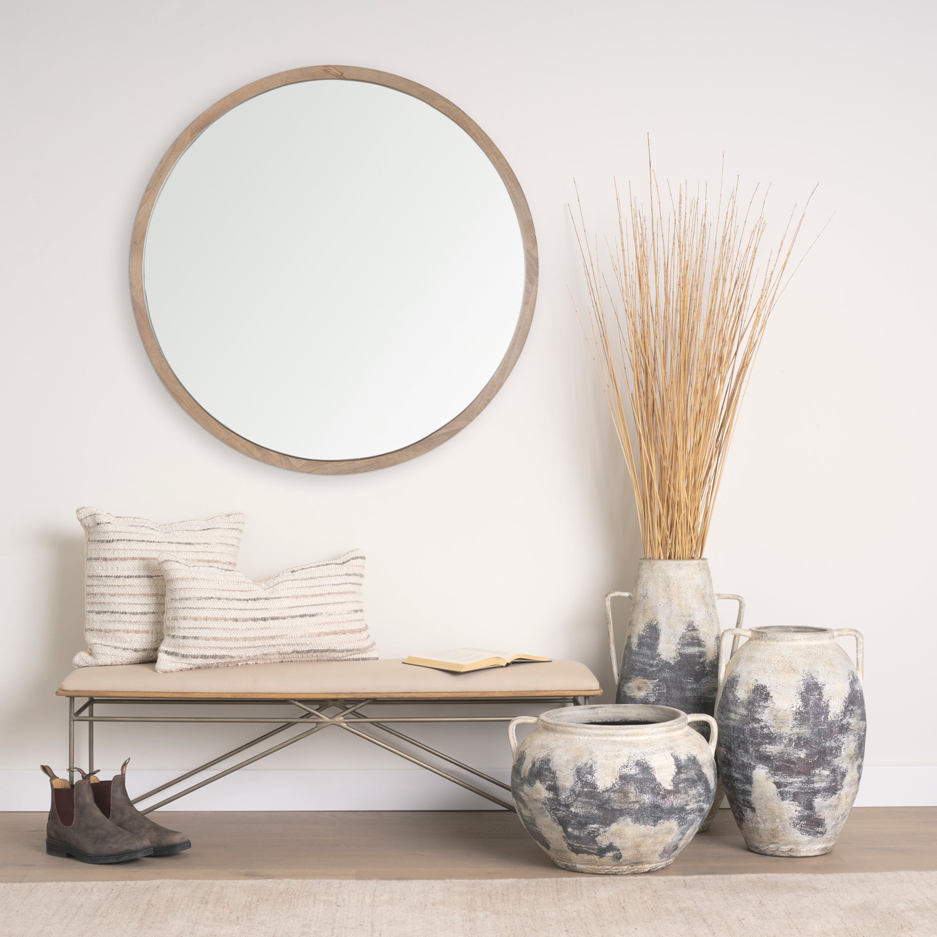 Boscia 15"H Double Floor Vase