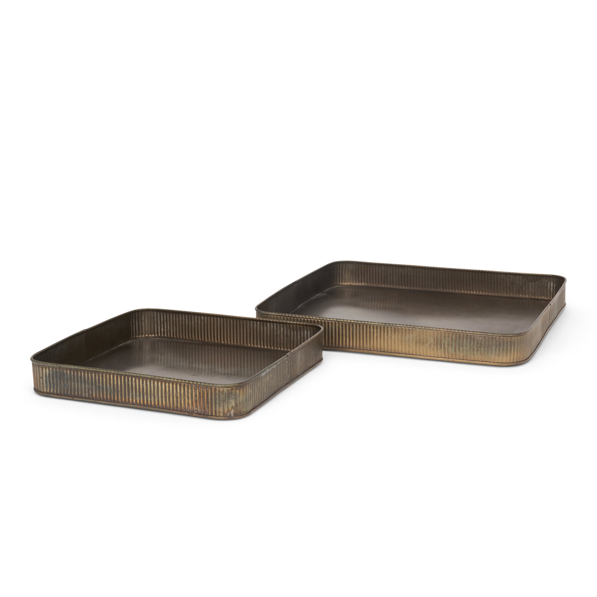 Varun Square Antiqued Brass Metal Tray - Set of 2 Trays & Containers Mercana , Black Friday Sale Mercana Furniture Sale, Old Bones Co, Mid Century Furniture Sale, Four Hands Furniture, Black Friday Sale Varun Square Antiqued Brass Metal Tray - Set of 2,Gus Sale, Perigold Varun Square Antiqued Brass Metal Tray - Set of 2 Trays & Containers Black Friday Sale , Perigold Sale Varun Square Antiqued Brass Metal Tray - Set of 2,Varun Square Antiqued Brass Metal Tray - Set of 2 Lulu and Georgia, Burke Decor Sale Va
