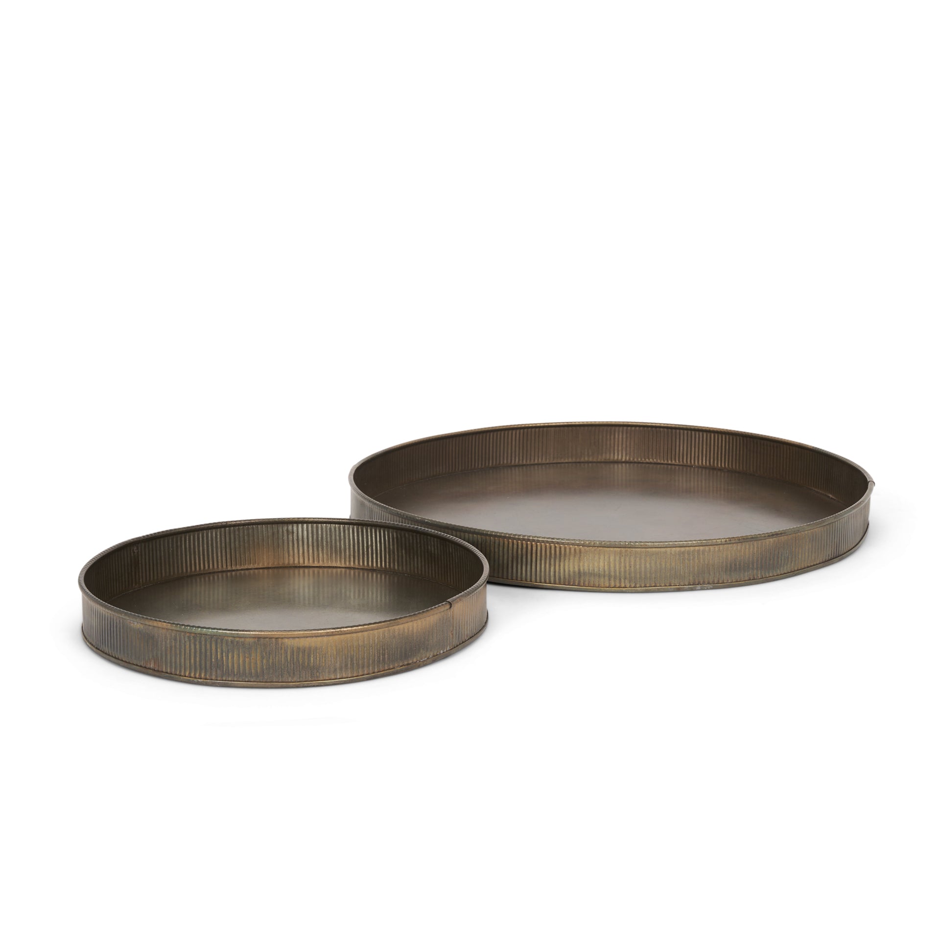 Varun Round Antiqued Brass Metal Tray - Set of 2 Trays & Containers Mercana , Black Friday Sale Mercana Furniture Sale, Old Bones Co, Mid Century Furniture Sale, Four Hands Furniture, Black Friday Sale Varun Round Antiqued Brass Metal Tray - Set of 2,Gus Sale, Perigold Varun Round Antiqued Brass Metal Tray - Set of 2 Trays & Containers Black Friday Sale , Perigold Sale Varun Round Antiqued Brass Metal Tray - Set of 2,Varun Round Antiqued Brass Metal Tray - Set of 2 Lulu and Georgia, Burke Decor Sale Varun R